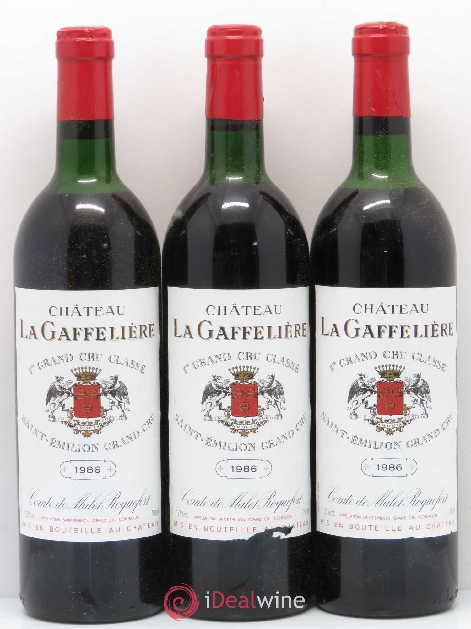 Château la Gaffelière 1er Grand Cru Classé B 1986 - Lotto di 11 bottiglie - 1