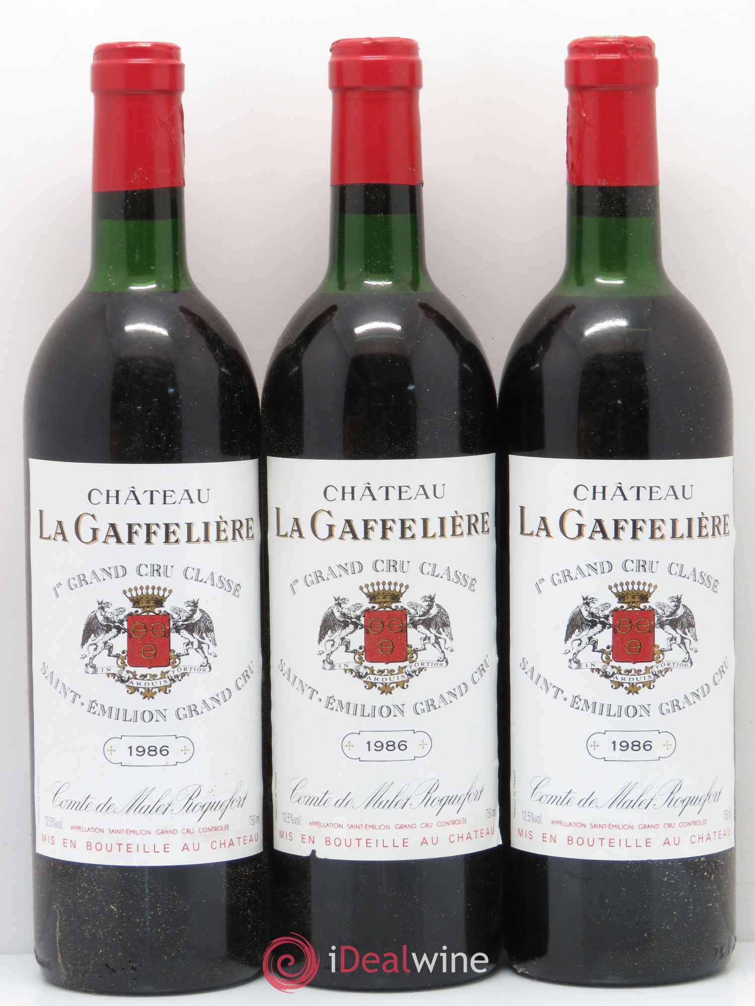 Château la Gaffelière 1er Grand Cru Classé B 1986 - Lotto di 11 bottiglie - 3