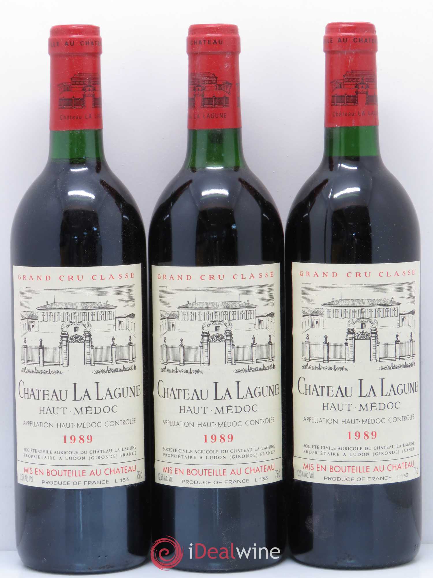 Château la Lagune 3ème Grand Cru Classé 1989 - Lot de 12 bouteilles - 2
