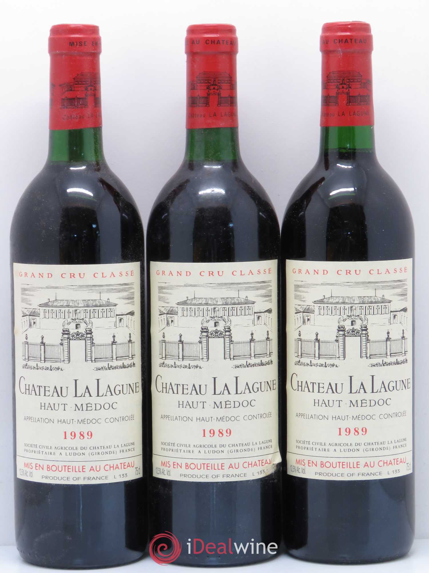 Château la Lagune 3ème Grand Cru Classé 1989 - Lot de 12 bouteilles - 3