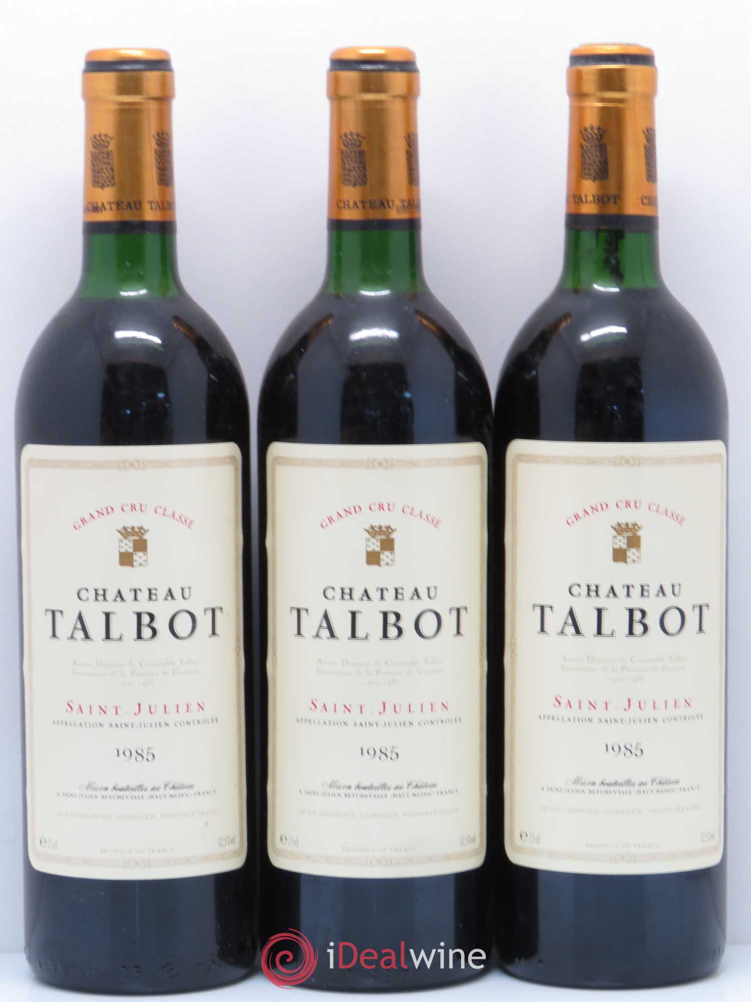 Château Talbot 4ème Grand Cru Classé 1985 - Lot de 12 bouteilles - 4