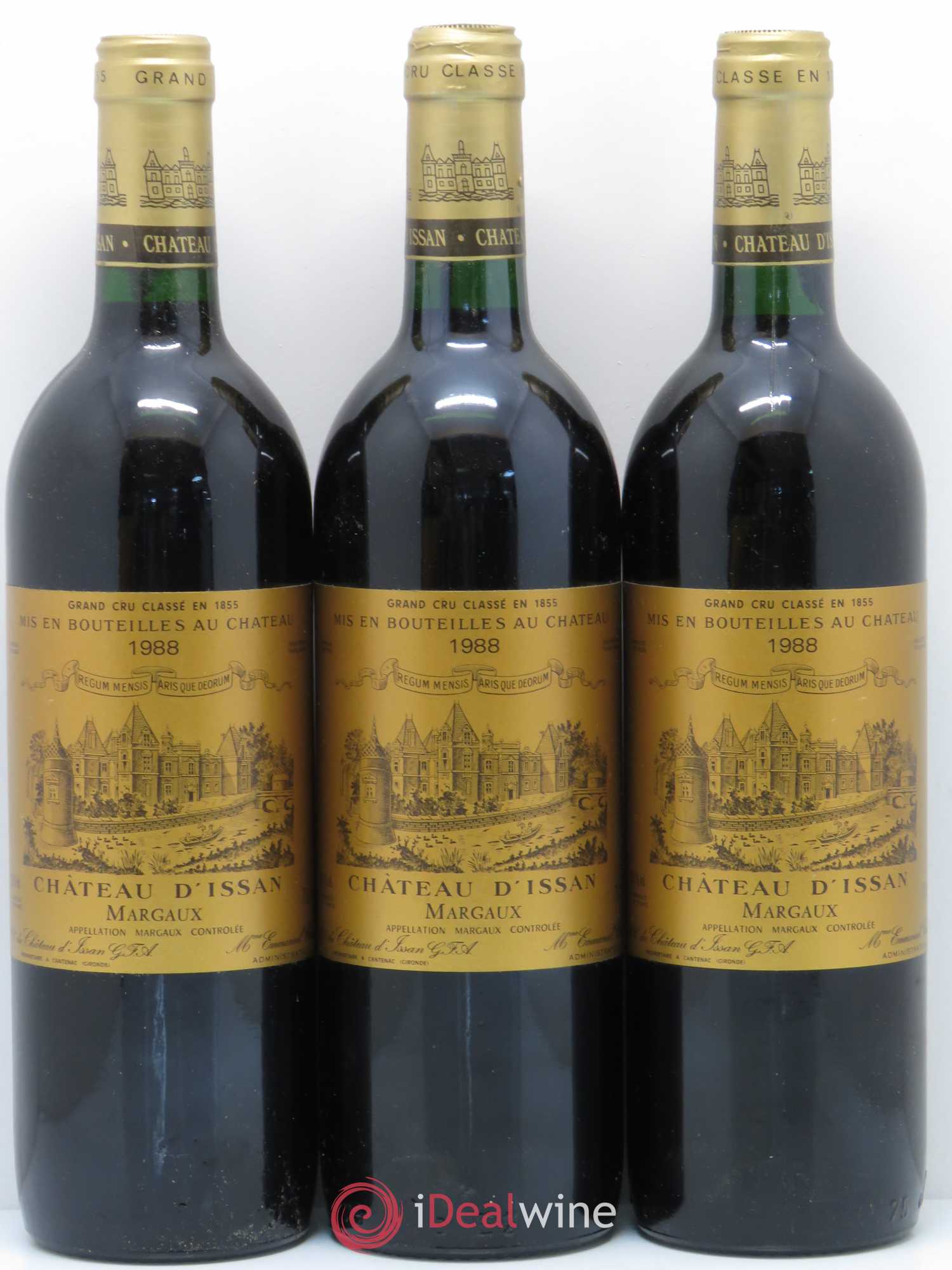 Château d'Issan 3ème Grand Cru Classé 1988 - Lot de 12 bouteilles - 1