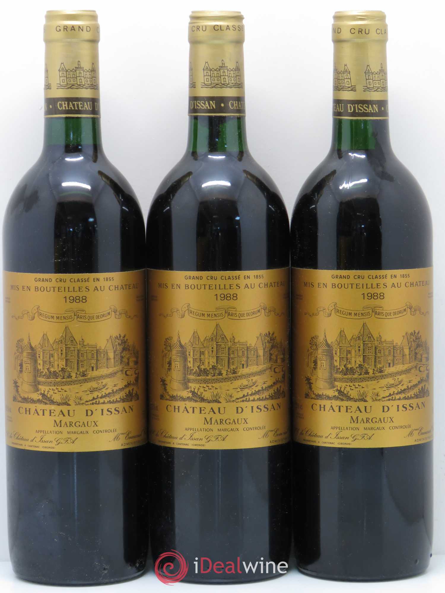 Château d'Issan 3ème Grand Cru Classé 1988 - Lot de 12 bouteilles - 3