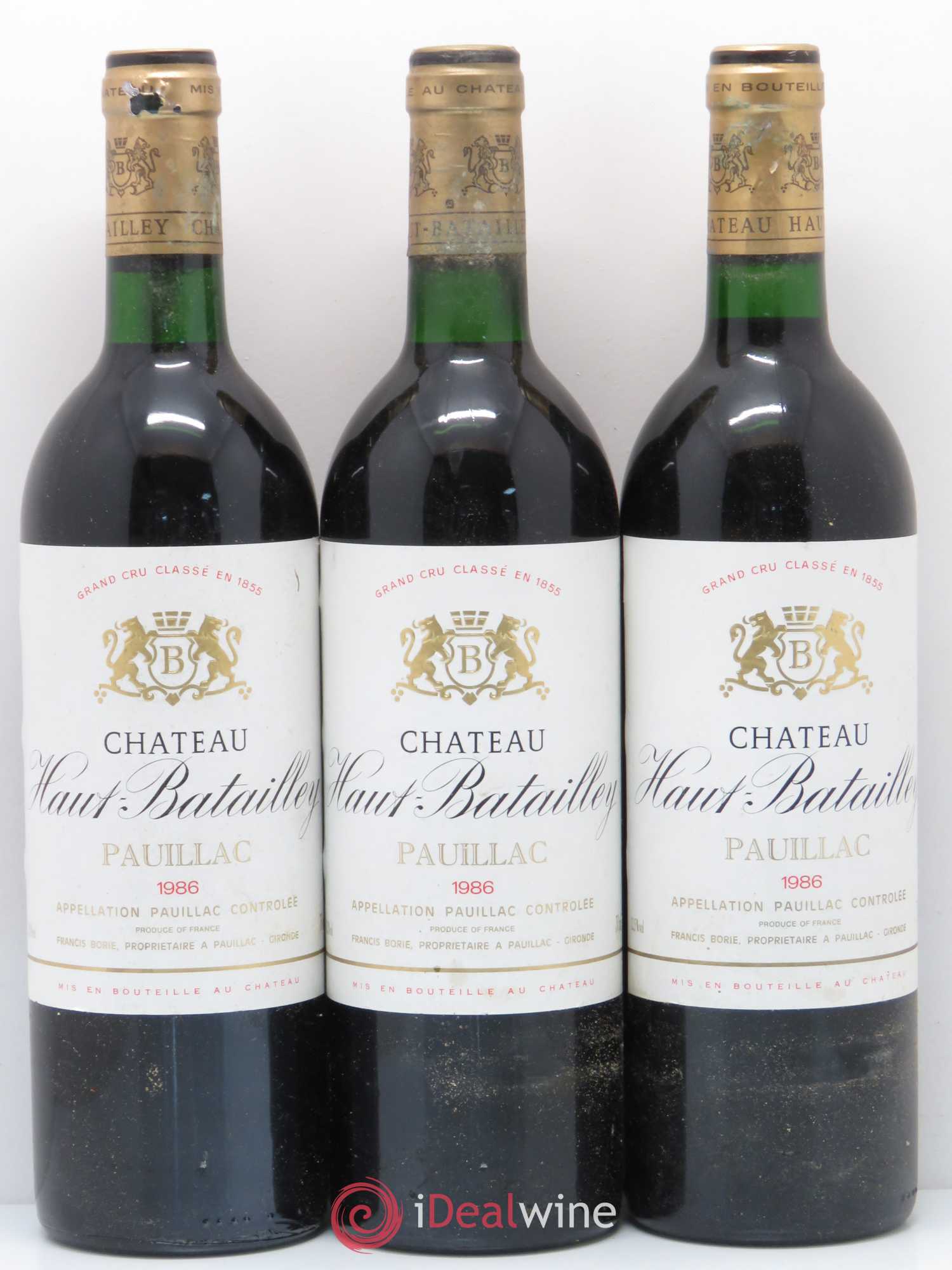 Château Haut Batailley 5ème Grand Cru Classé 1986 - Lot de 12 bouteilles - 3