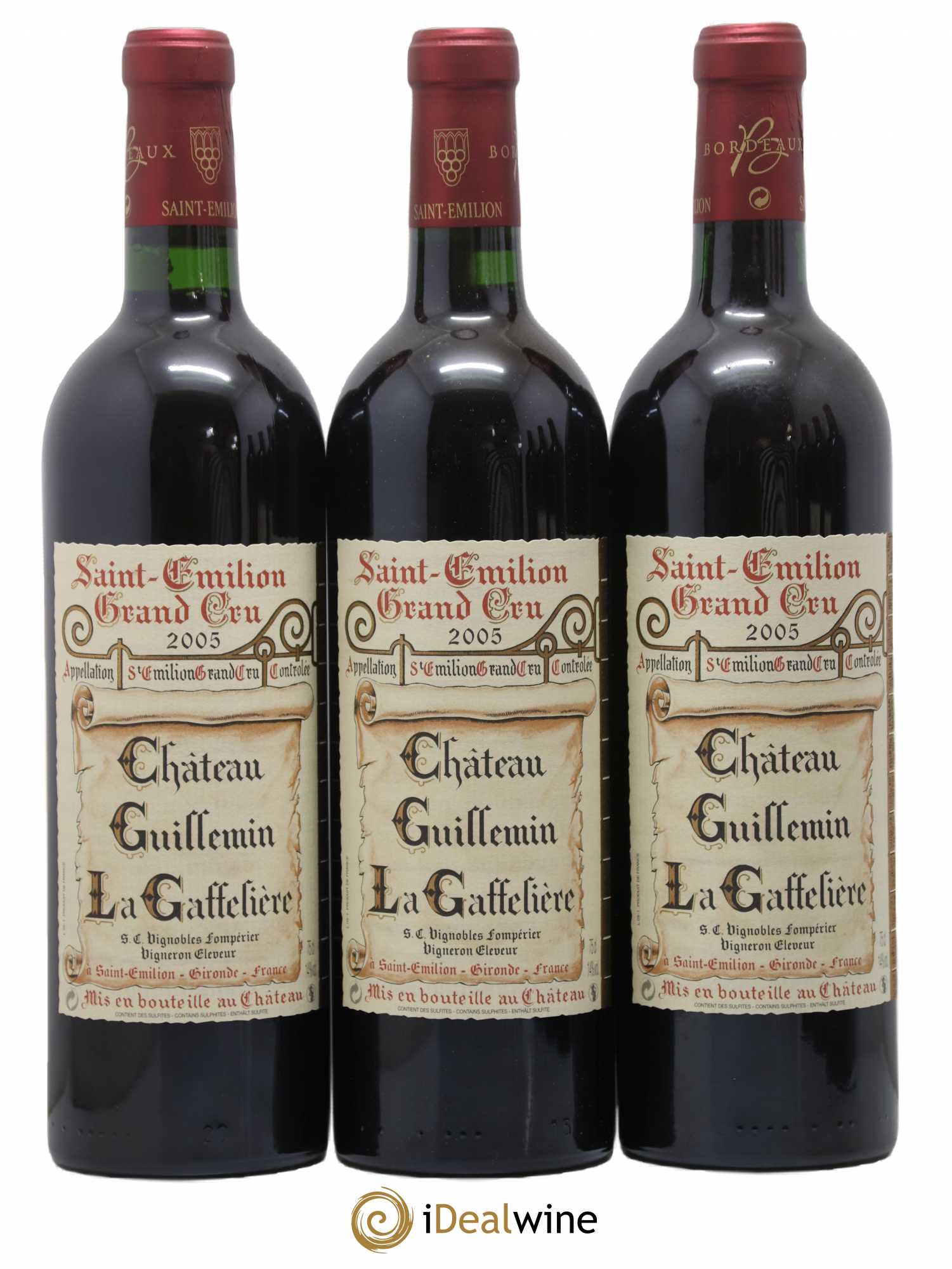 Saint-Émilion Grand Cru Guillemin La Gaffelière 2005 - Lot de 6 bouteilles - 1
