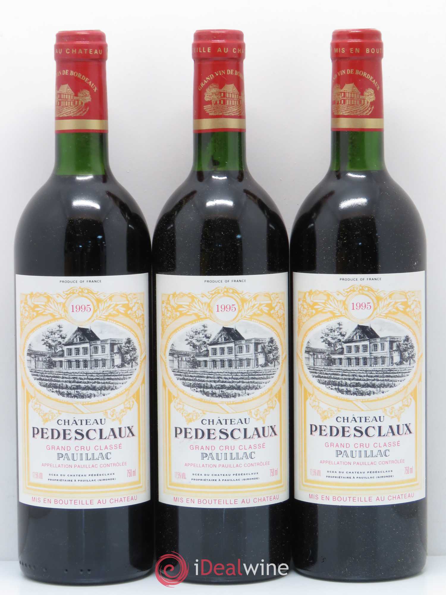 Château Pedesclaux 5ème Grand Cru Classé 1995 - Lot de 6 bouteilles - 1