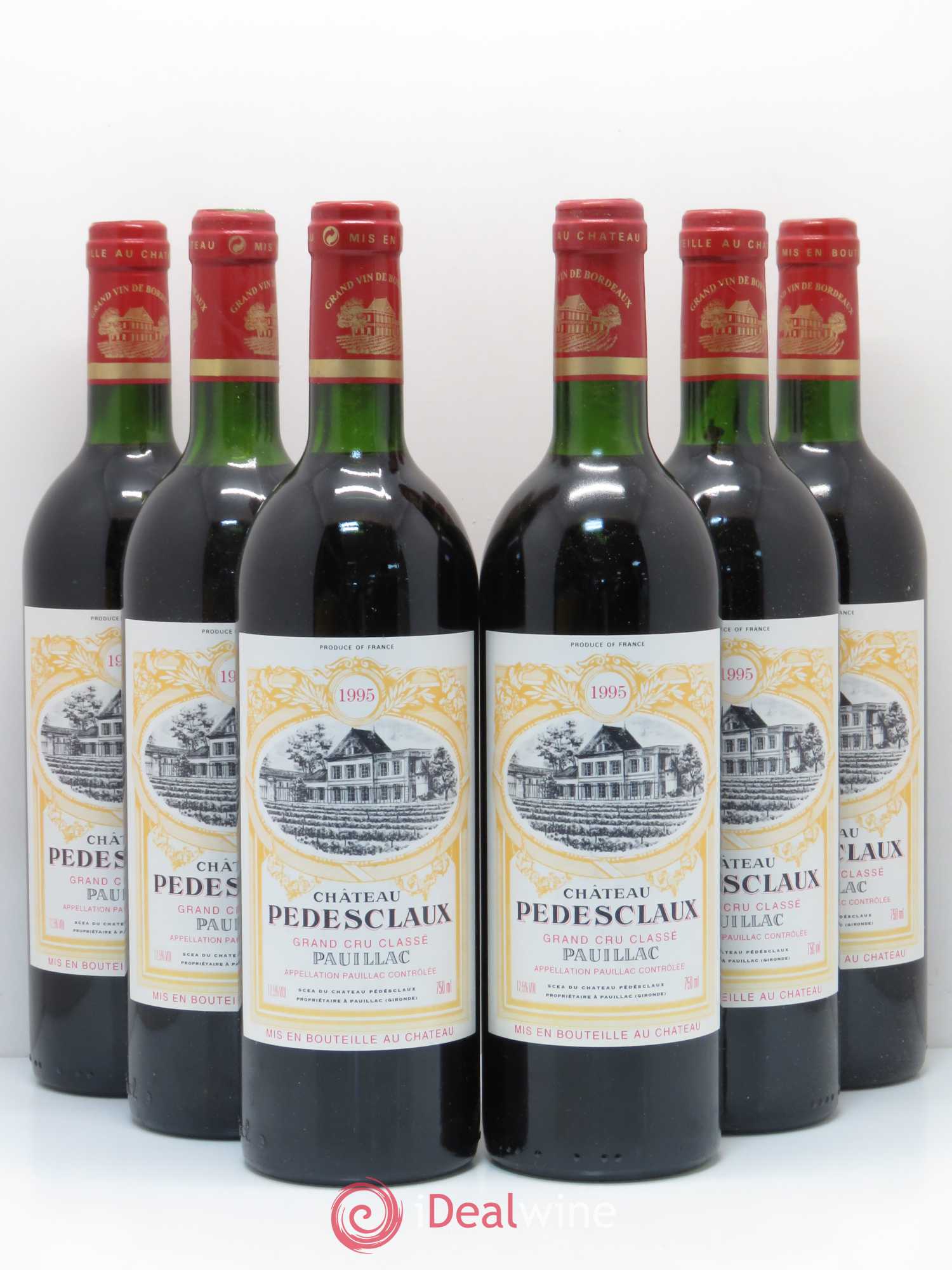 Château Pedesclaux 5ème Grand Cru Classé 1995 - Lot de 6 bouteilles - 0