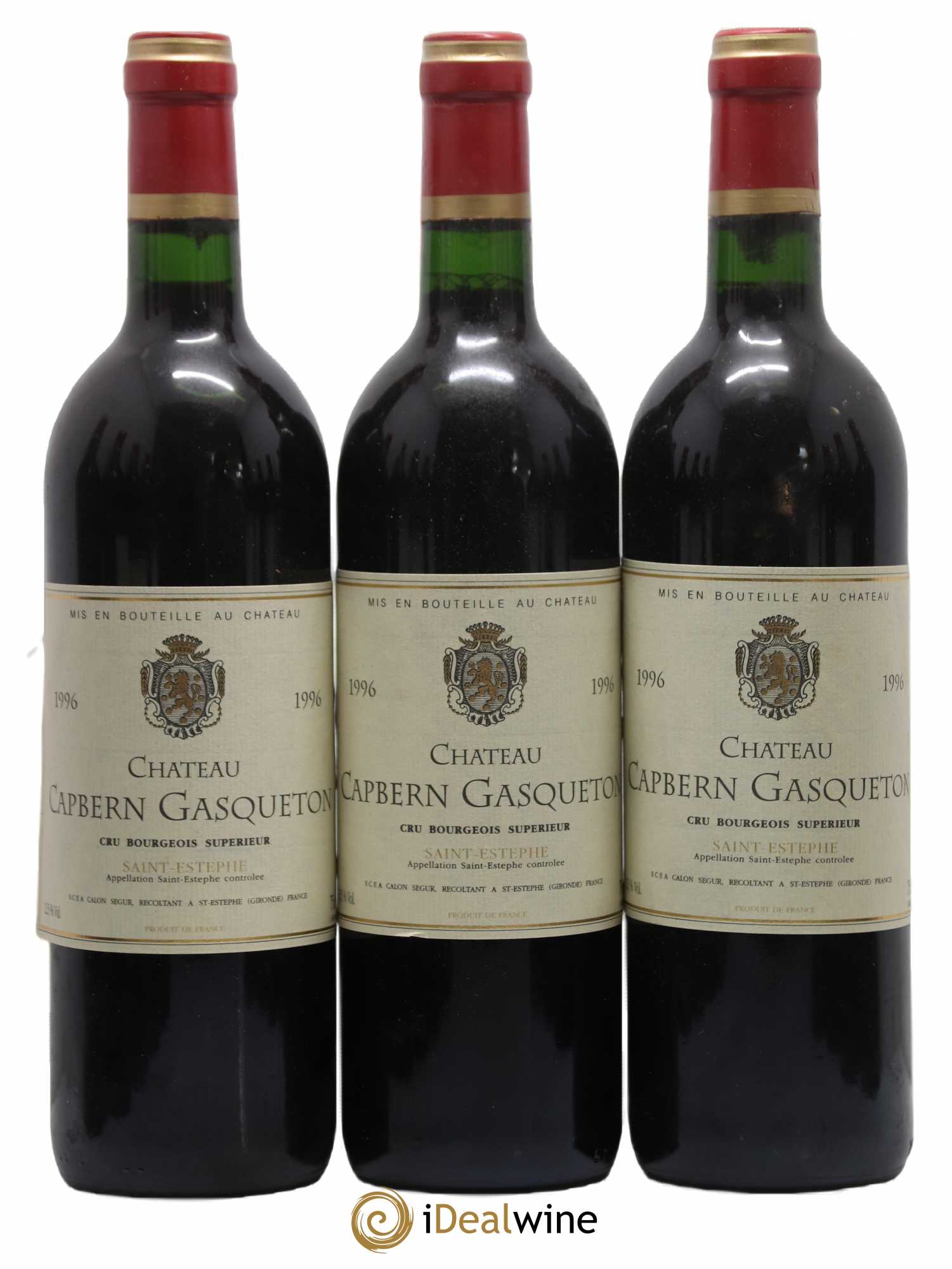 Château Capbern Gasqueton 1996 - Lot de 12 bouteilles - 1