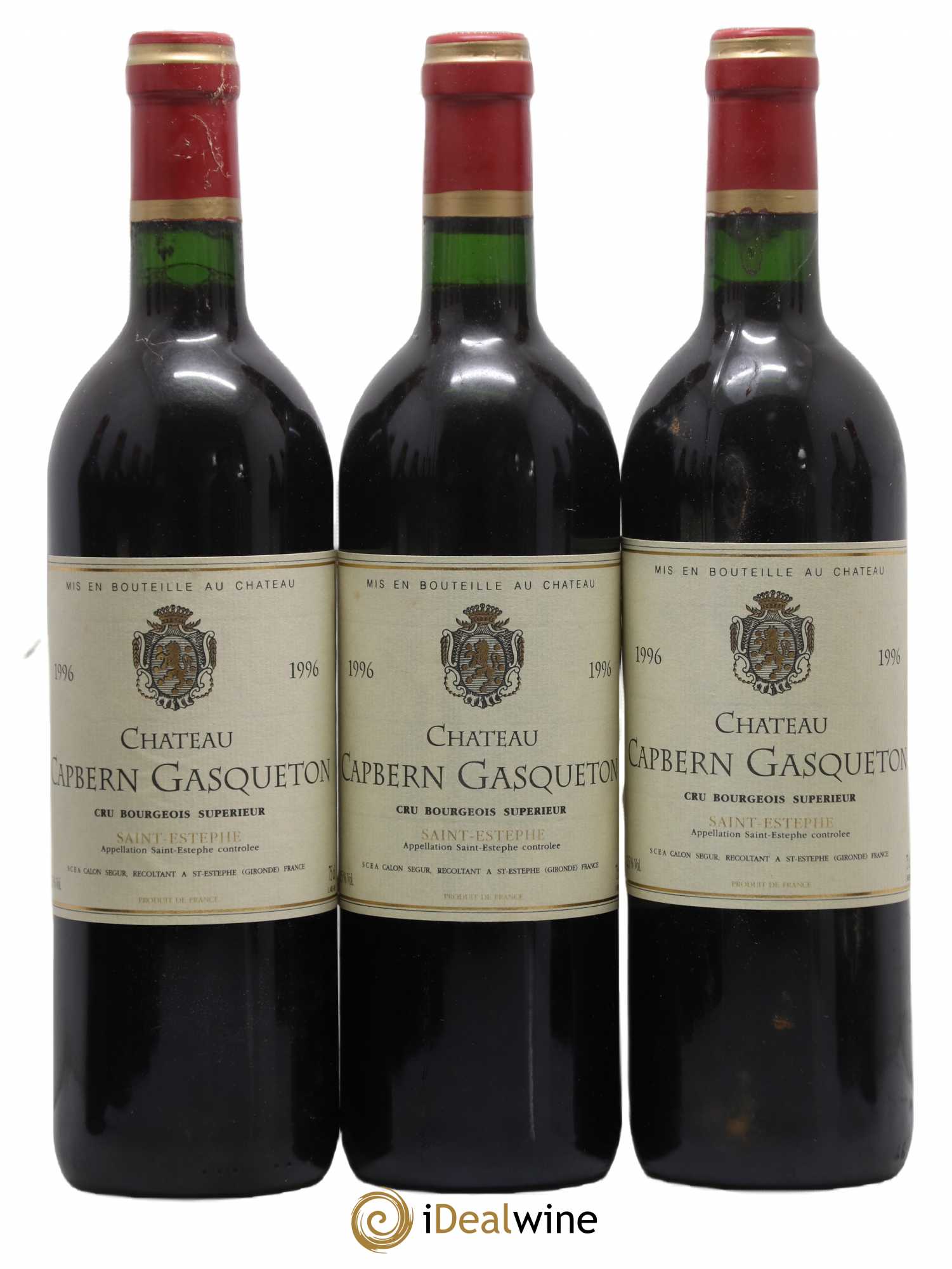 Château Capbern Gasqueton 1996 - Lot de 12 bouteilles - 2