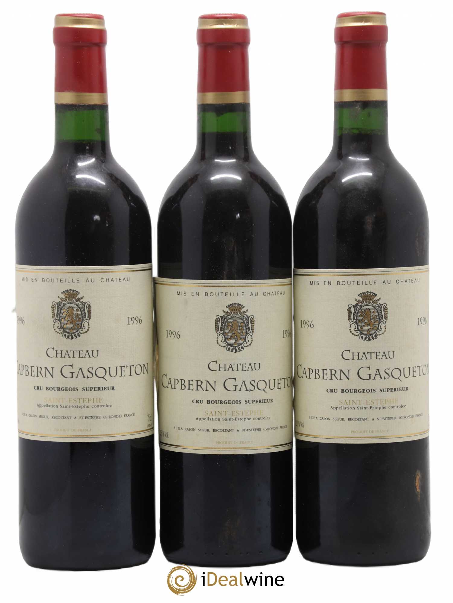 Château Capbern Gasqueton 1996 - Lot de 12 bouteilles - 4