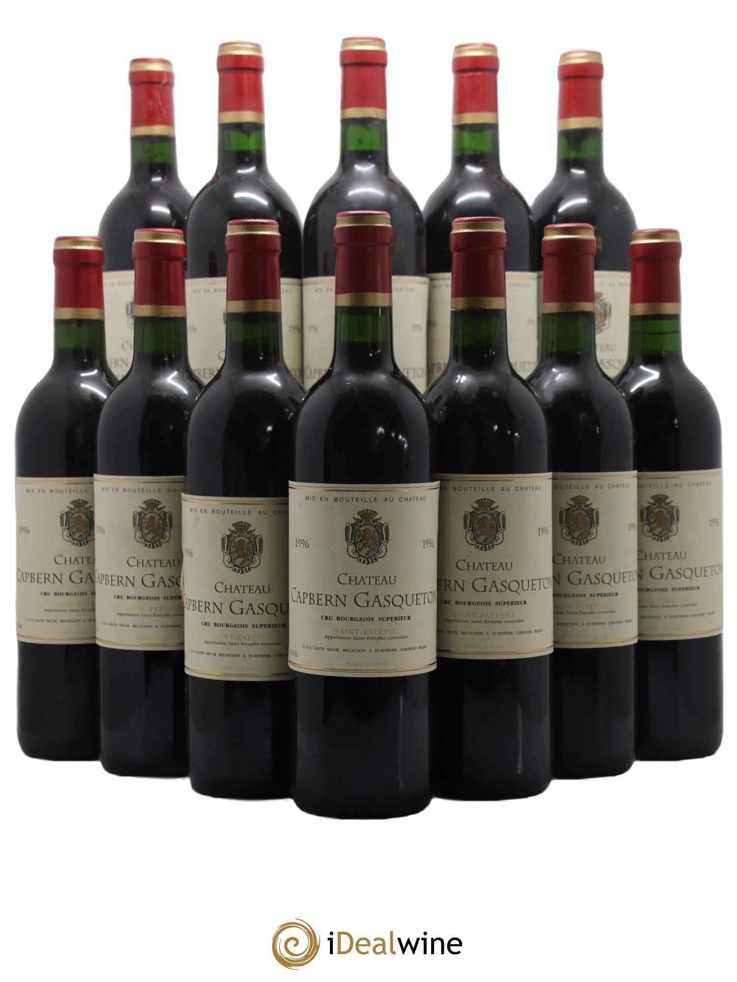 Château Capbern Gasqueton 1996 - Lot de 12 bouteilles - 0