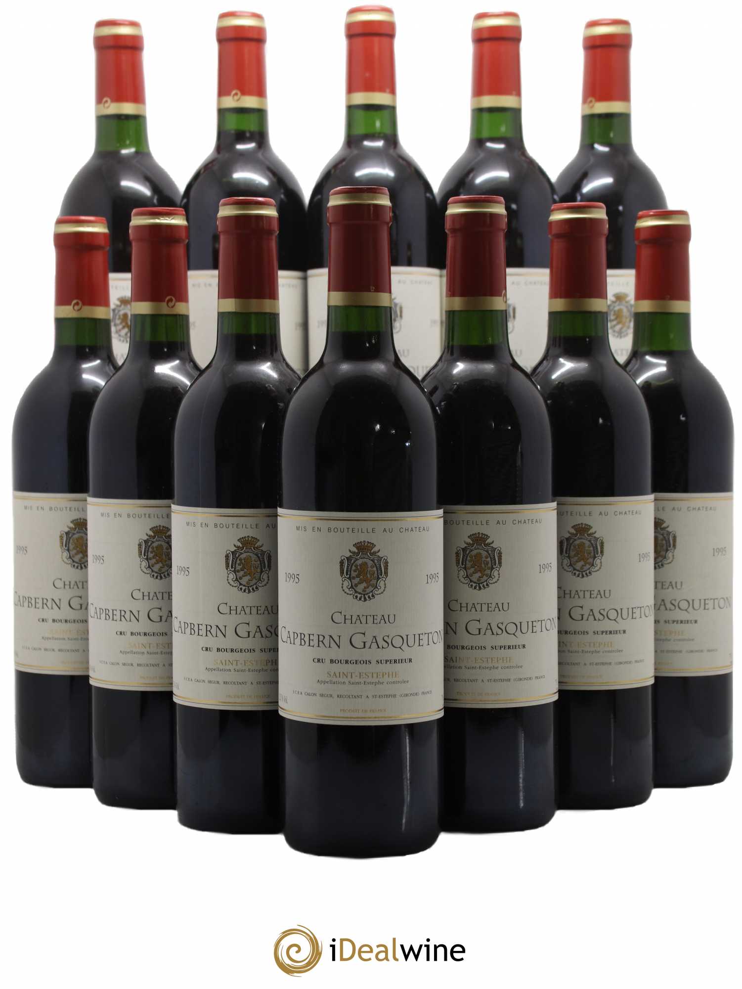 Château Capbern Gasqueton 1995 - Lot de 12 bouteilles - 0