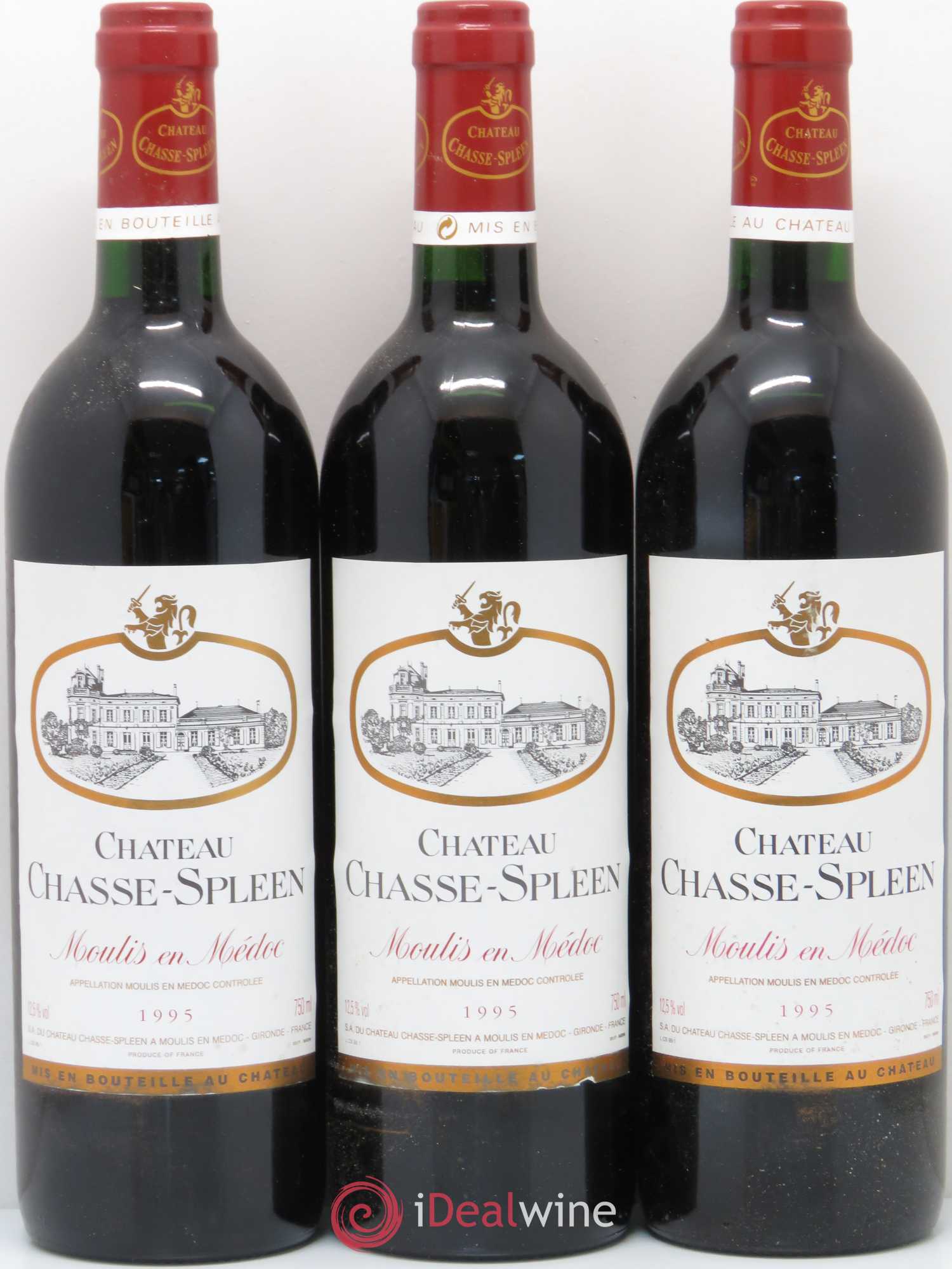 Château Chasse Spleen 1995 - Lot de 6 bouteilles - 1