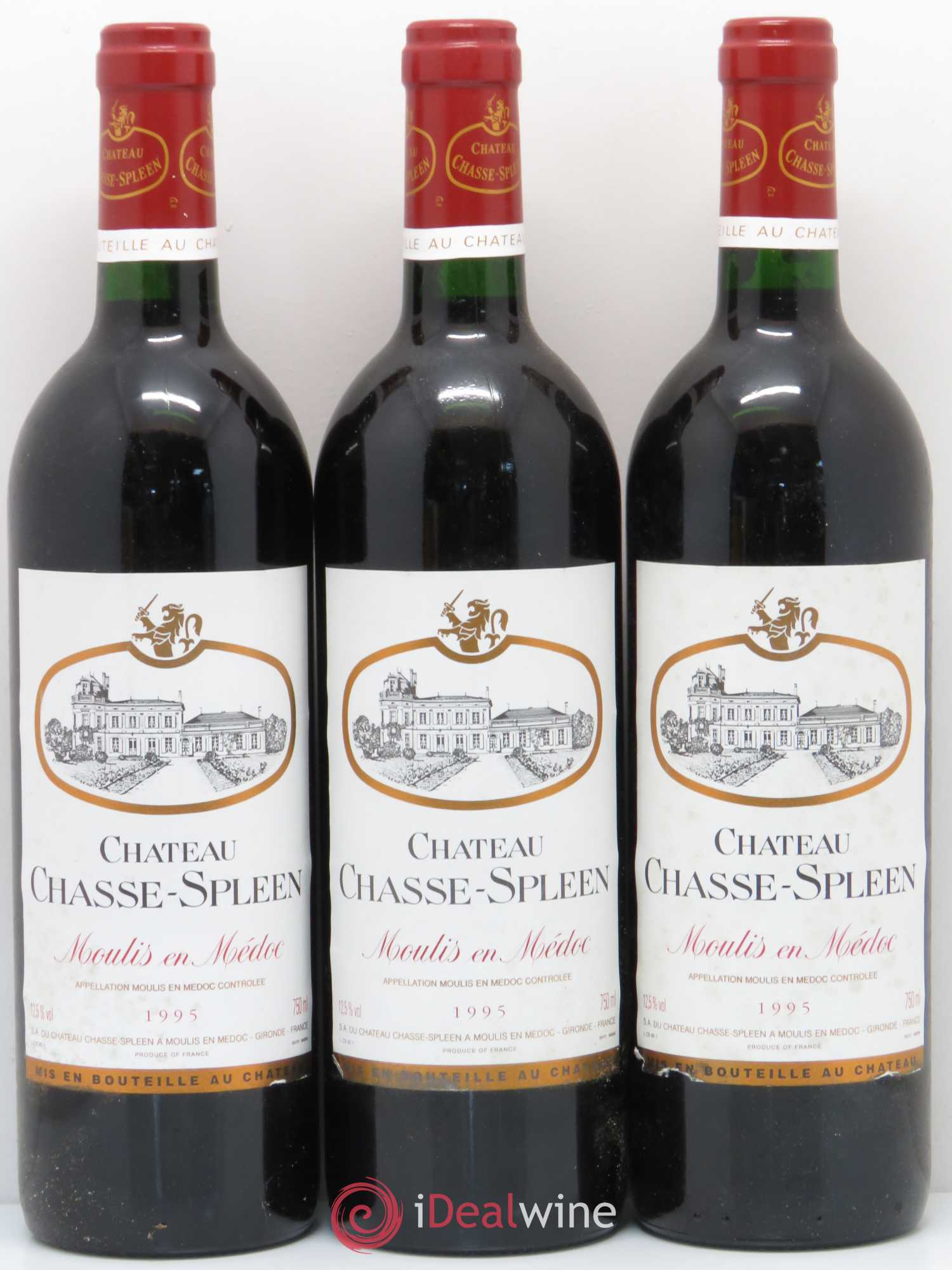 Château Chasse Spleen 1995 - Lot de 6 bouteilles - 2