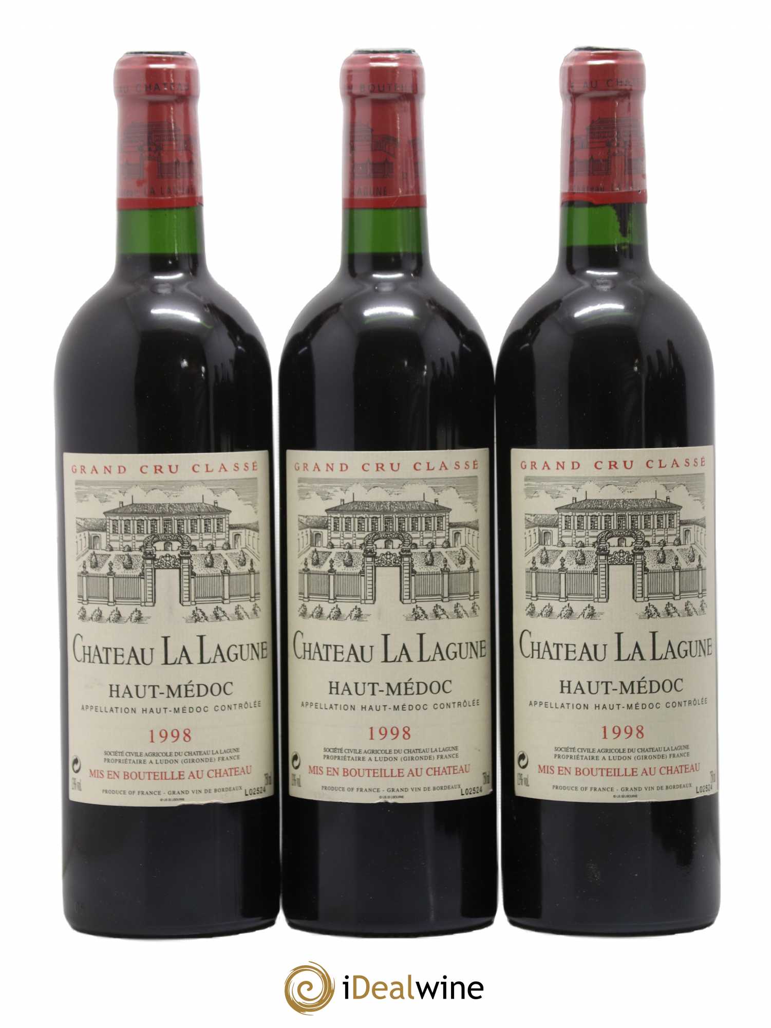 Château la Lagune 3ème Grand Cru Classé 1998 - Lot de 6 bouteilles - 1