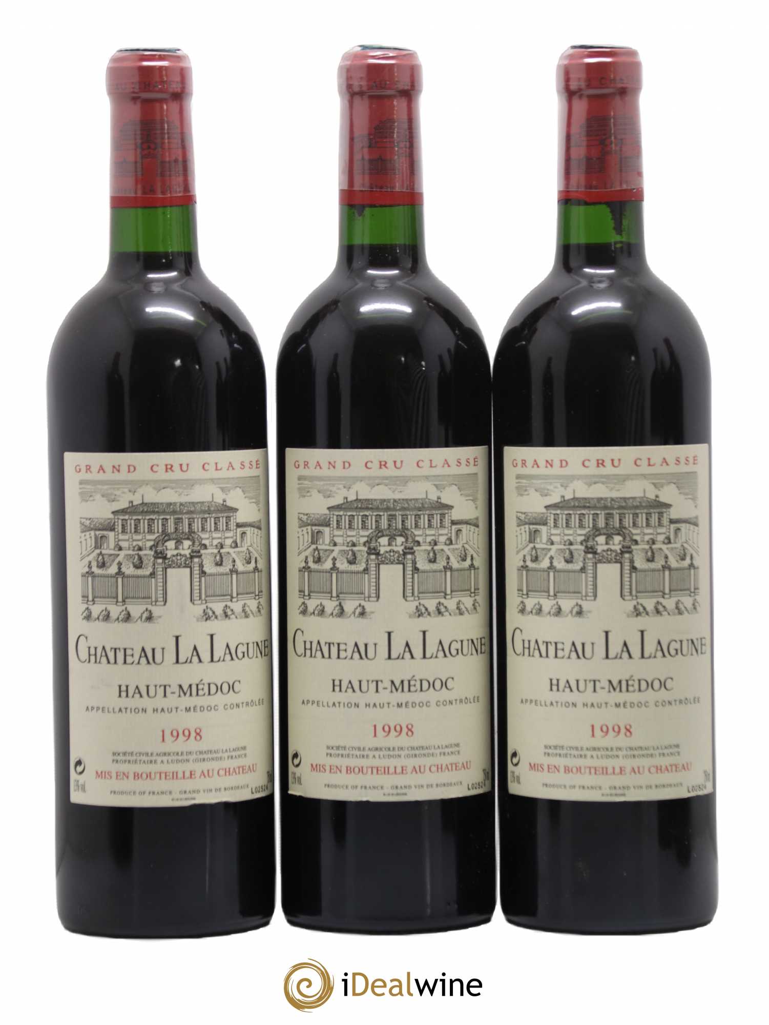 Château la Lagune 3ème Grand Cru Classé 1998 - Lot de 6 bouteilles - 2