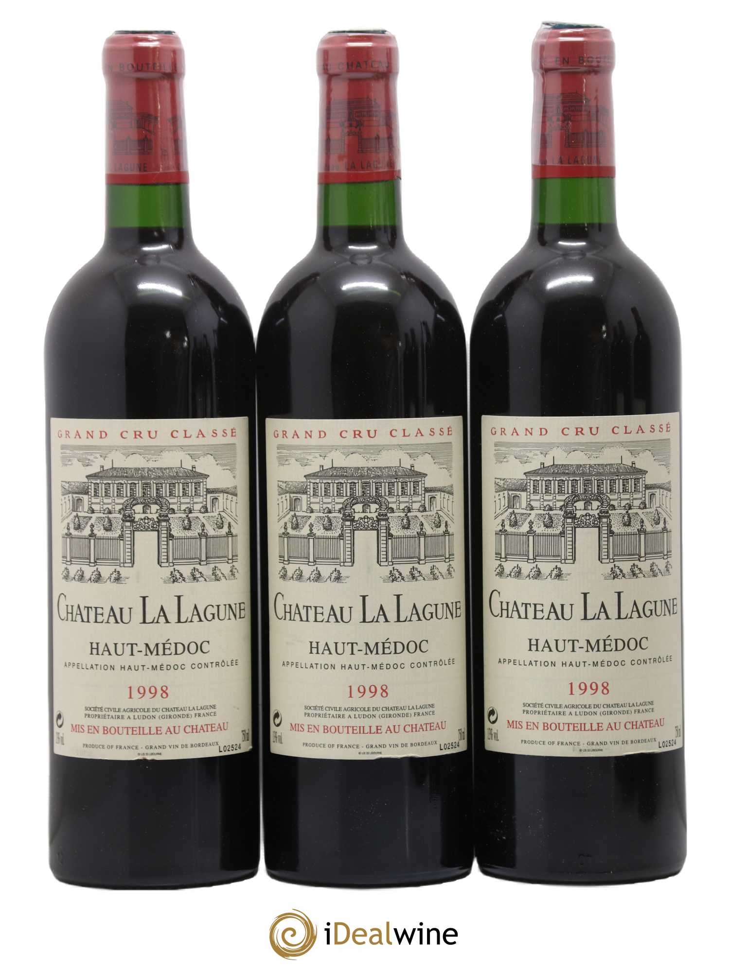 Château la Lagune 3ème Grand Cru Classé 1998 - Lot de 6 bouteilles - 1