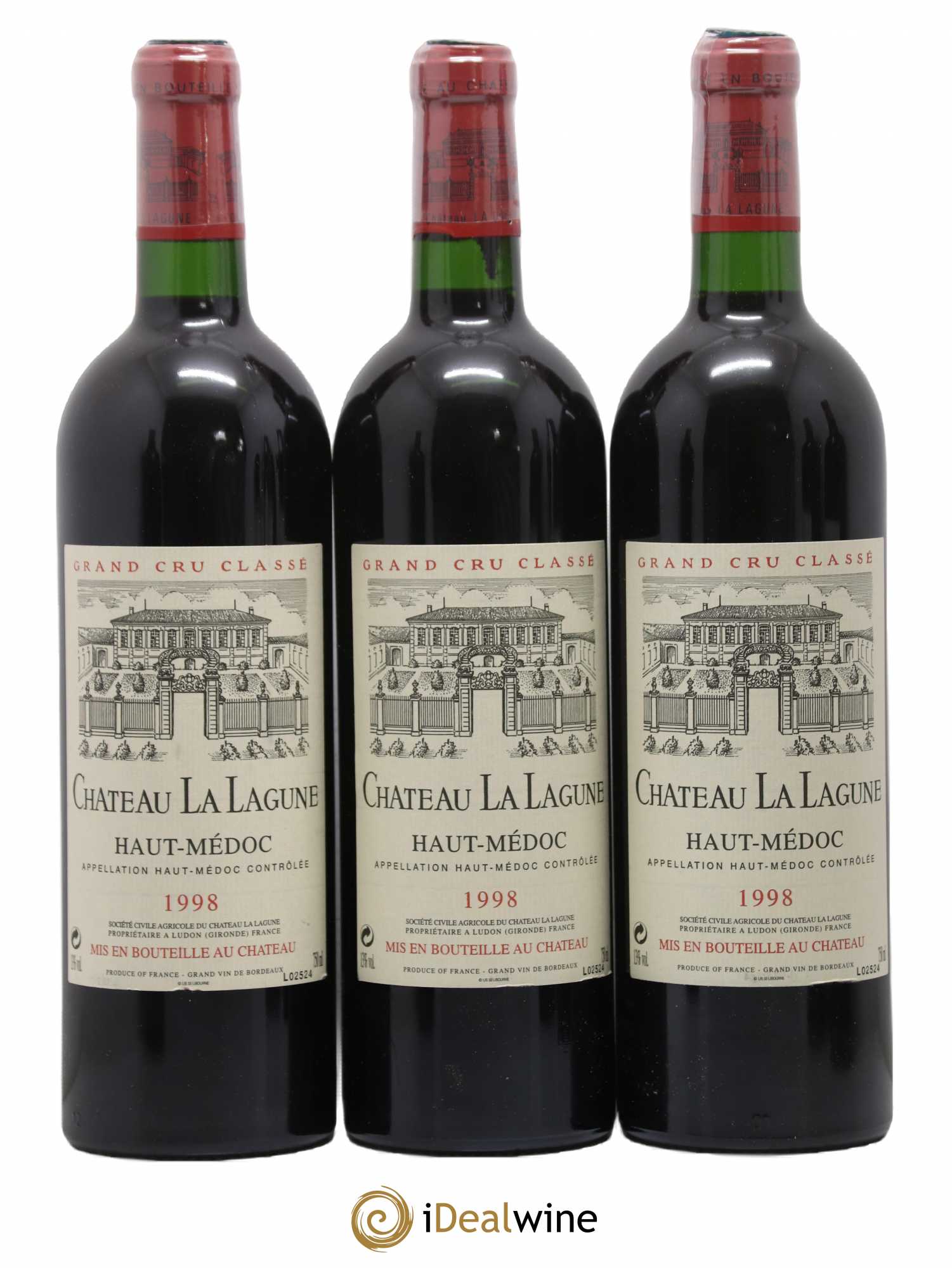 Château la Lagune 3ème Grand Cru Classé 1998 - Lot de 6 bouteilles - 2