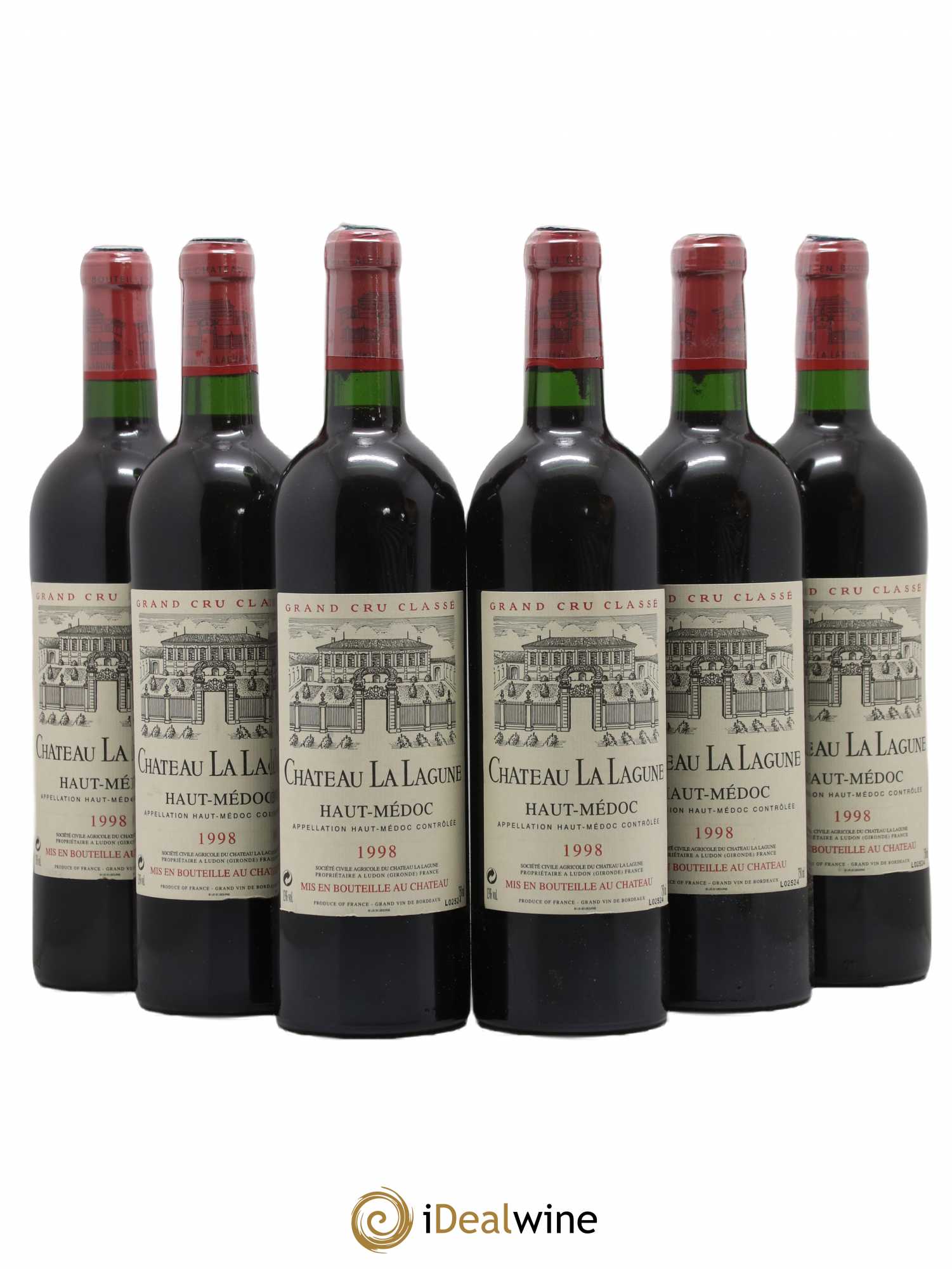 Château la Lagune 3ème Grand Cru Classé 1998 - Lot de 6 bouteilles - 0