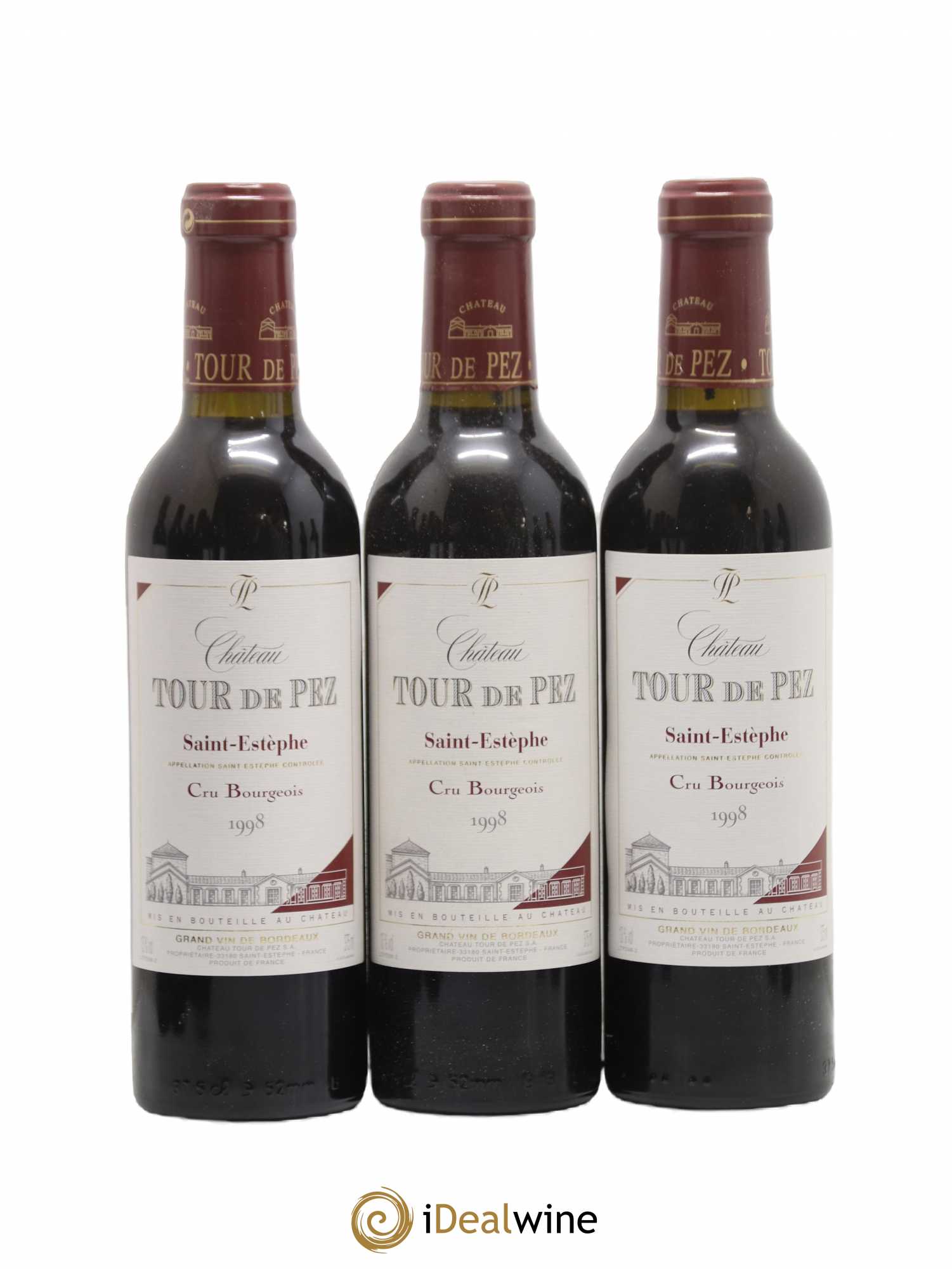 Château Tour de Pez Cru Bourgeois 1998 - Lot de 12 demi bouteilles - 2