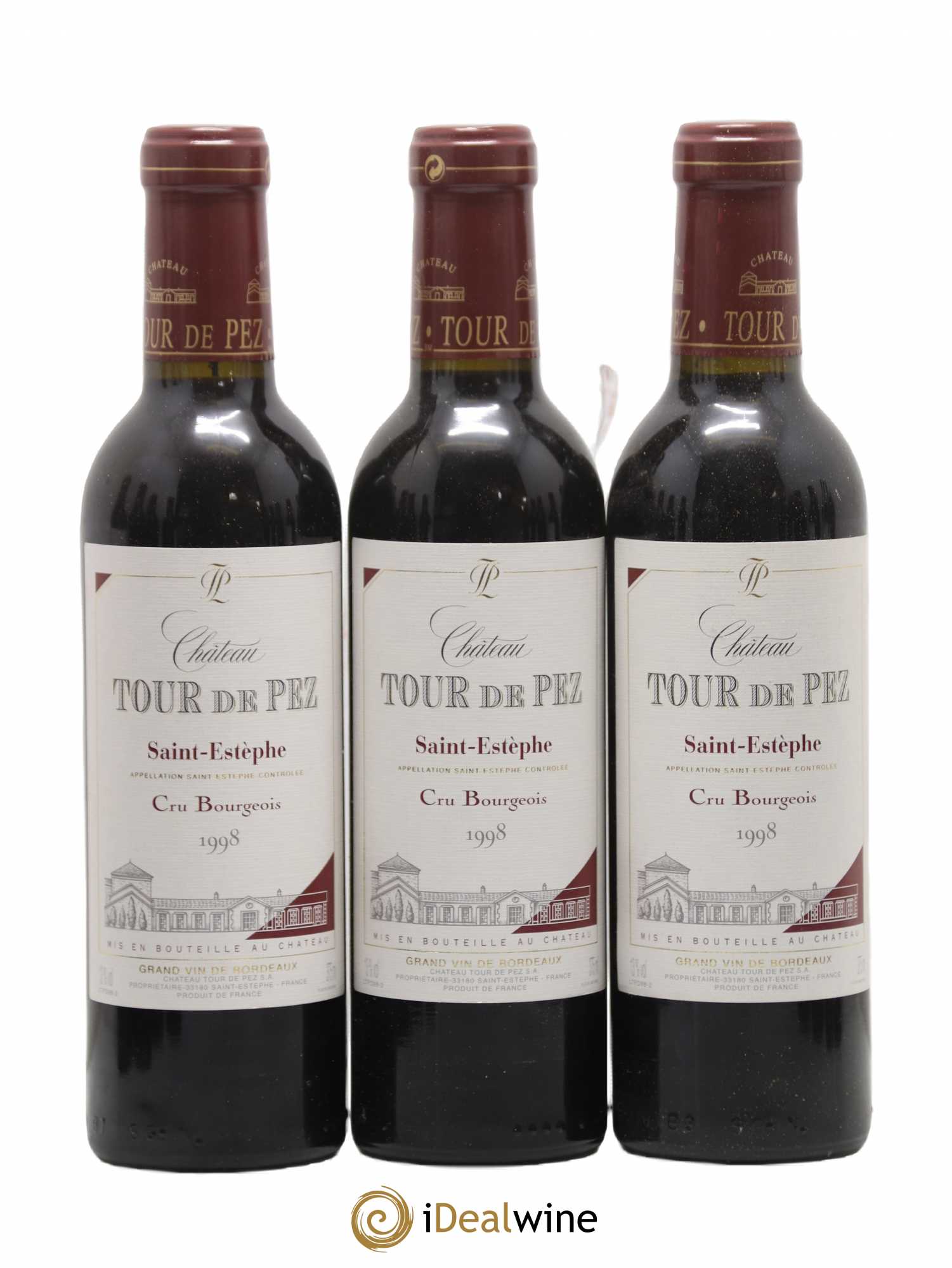 Château Tour de Pez Cru Bourgeois 1998 - Lot de 12 demi bouteilles - 3
