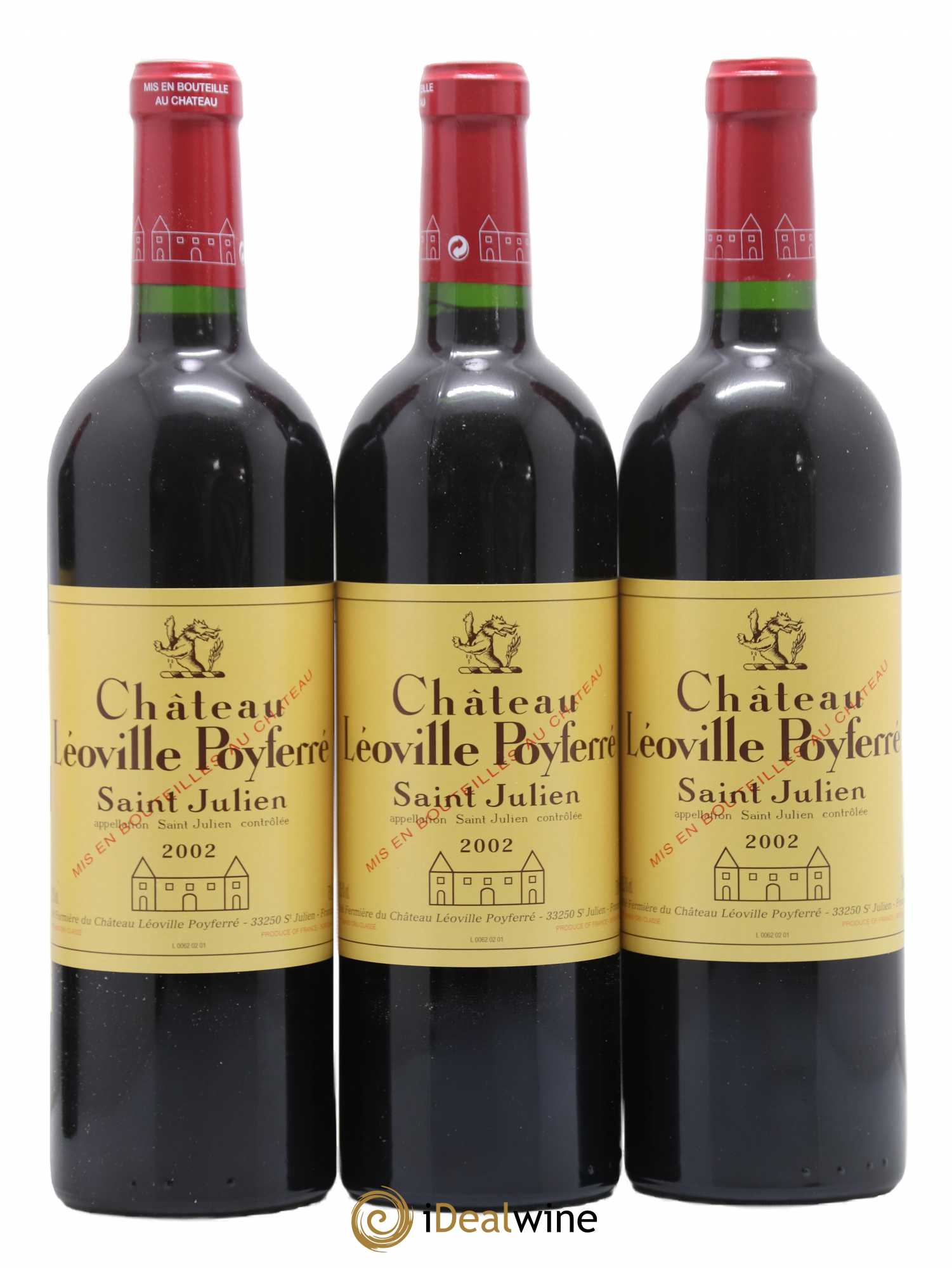 Château Léoville Poyferré 2ème Grand Cru Classé 2002 - Lotto di 12 bottiglie - 4