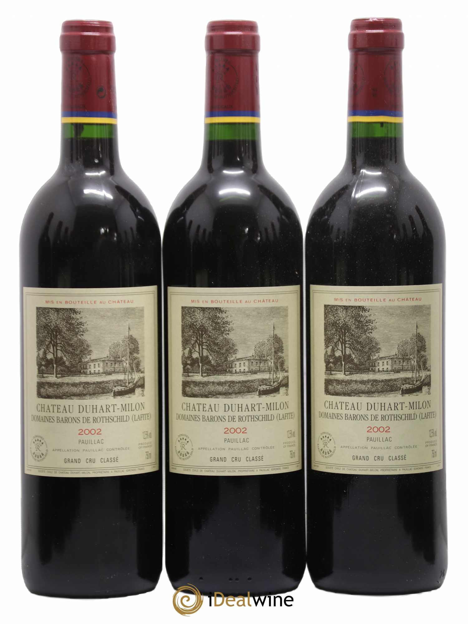 Château Duhart-Milon 4ème Grand Cru Classé 2002 - Lot de 12 bouteilles - 1