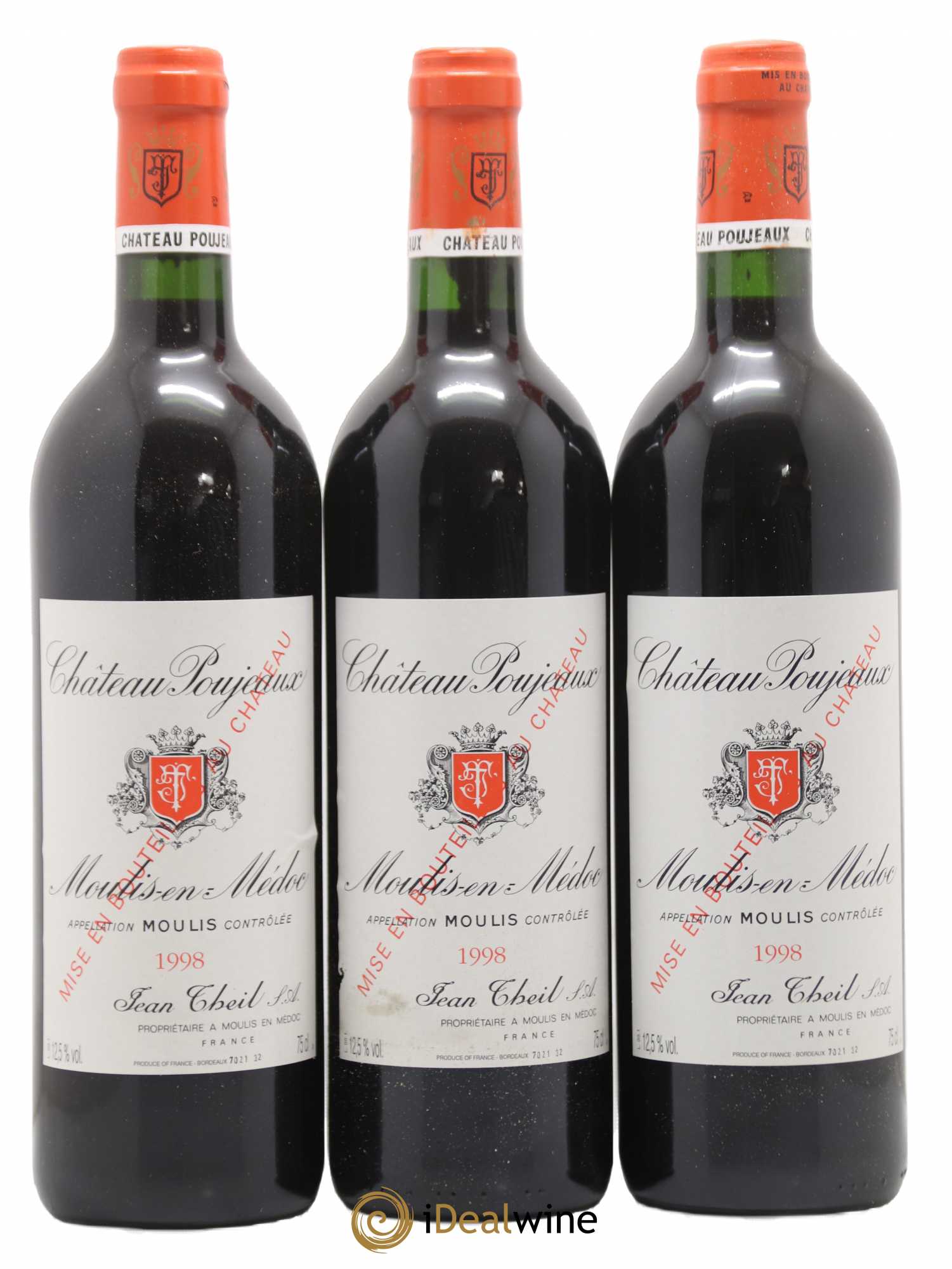 Château Poujeaux 1998 - Lot de 12 bouteilles - 4