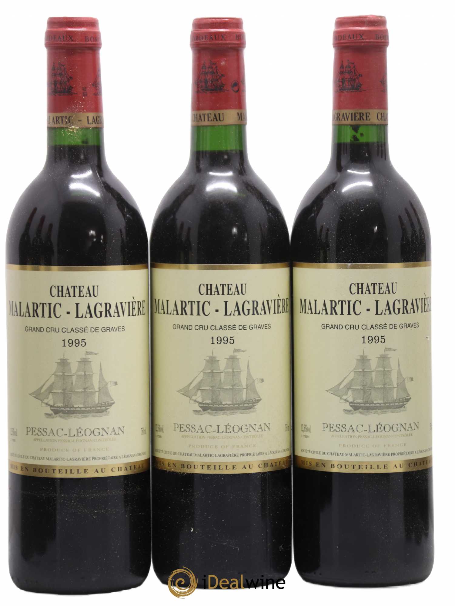 Château Malartic-Lagravière Cru Classé de Graves 1995 - Lot de 12 bouteilles - 2