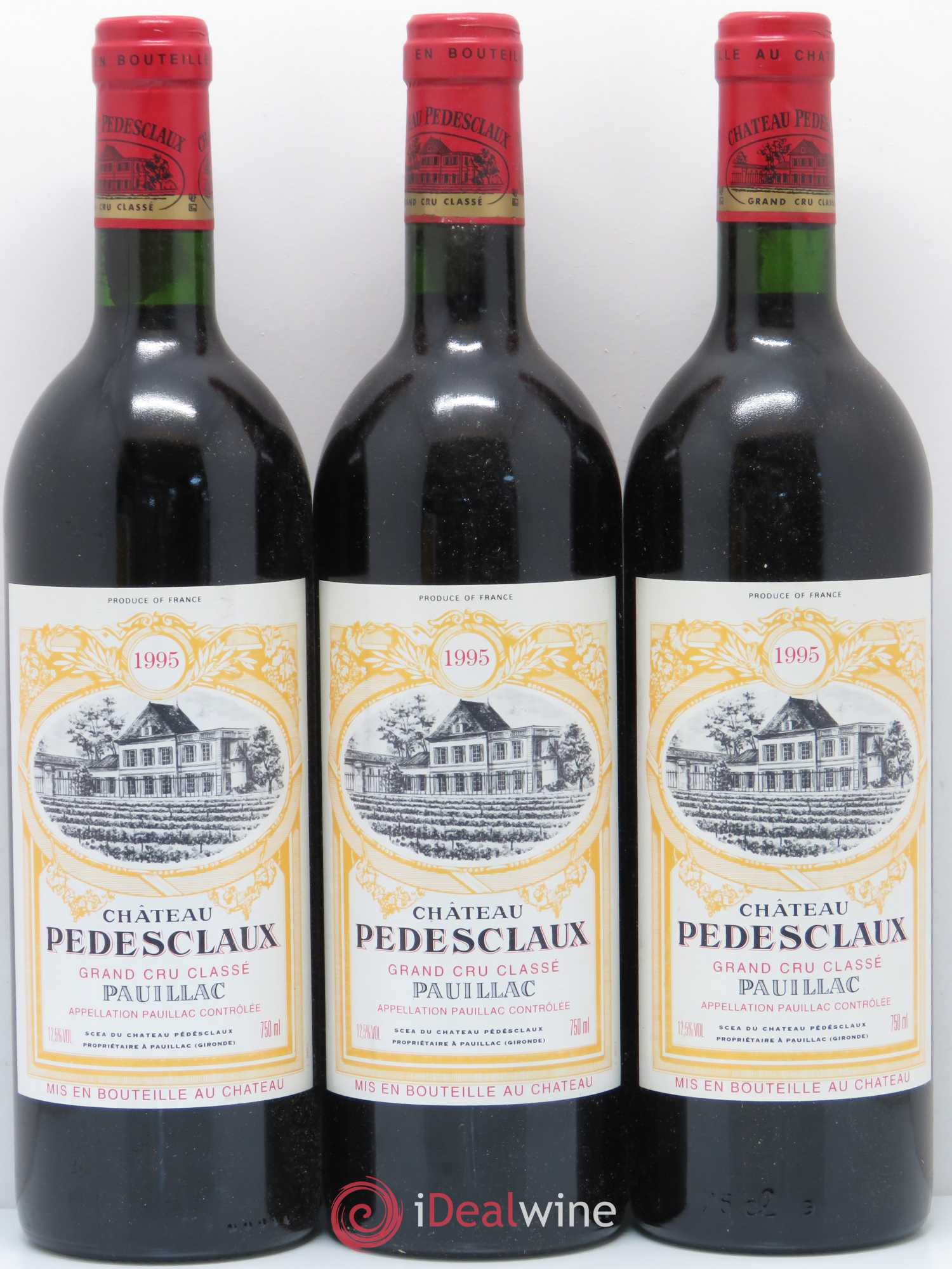 Château Pedesclaux 5ème Grand Cru Classé 1995 - Lot de 6 bouteilles - 1