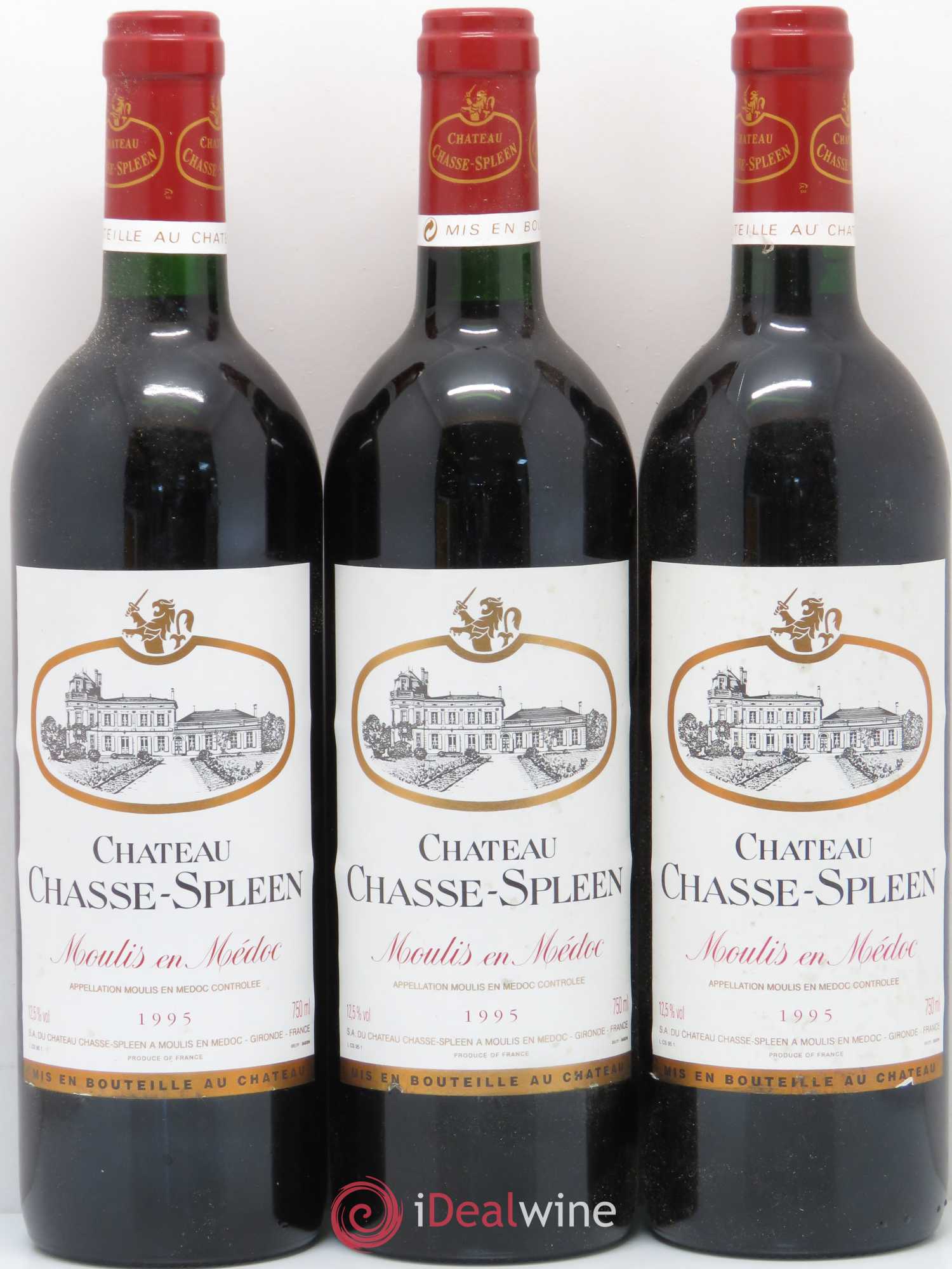 Château Chasse Spleen 1995 - Lot de 6 bouteilles - 2