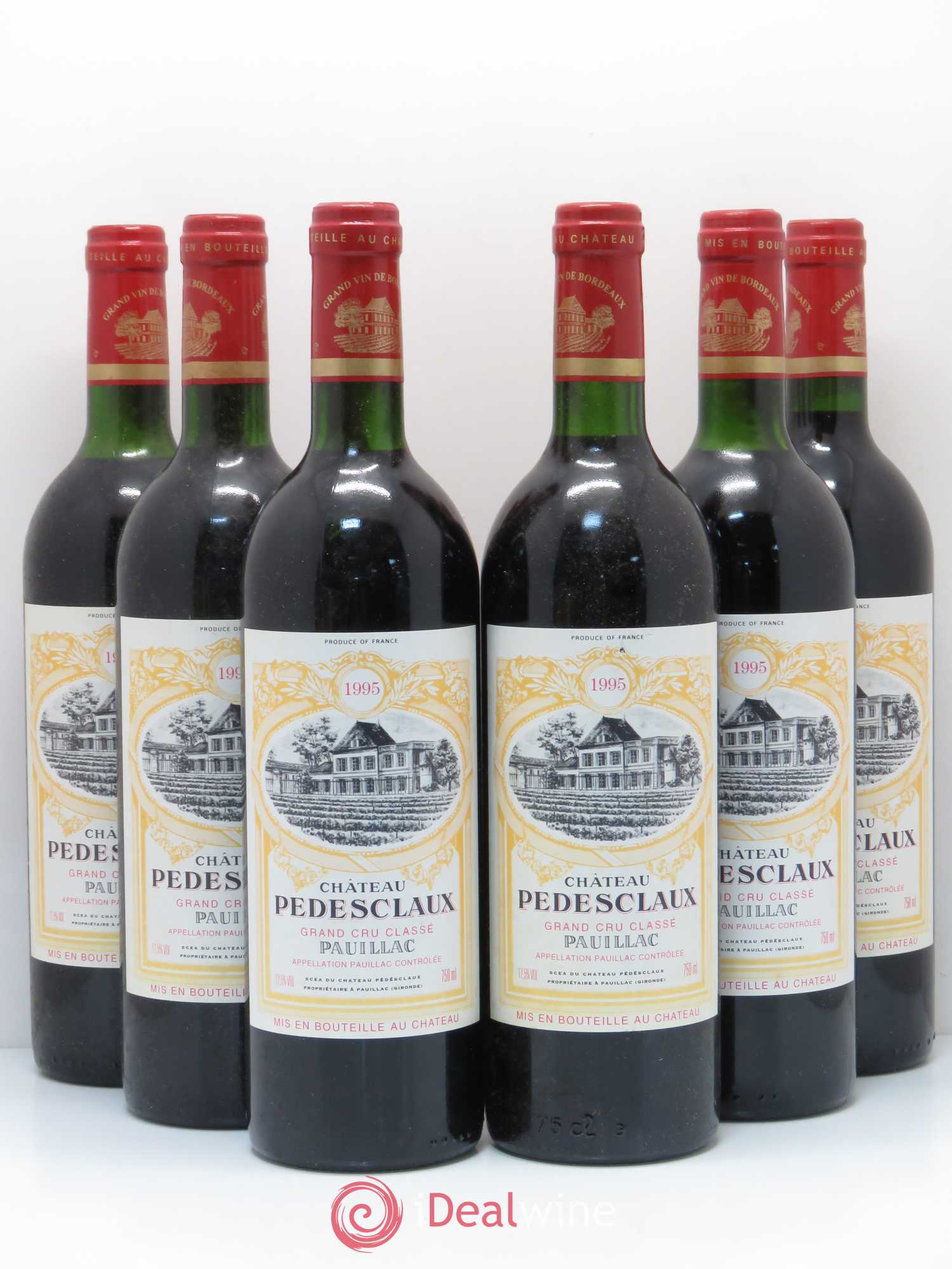 Château Pedesclaux 5ème Grand Cru Classé 1995 - Lot de 6 bouteilles - 0