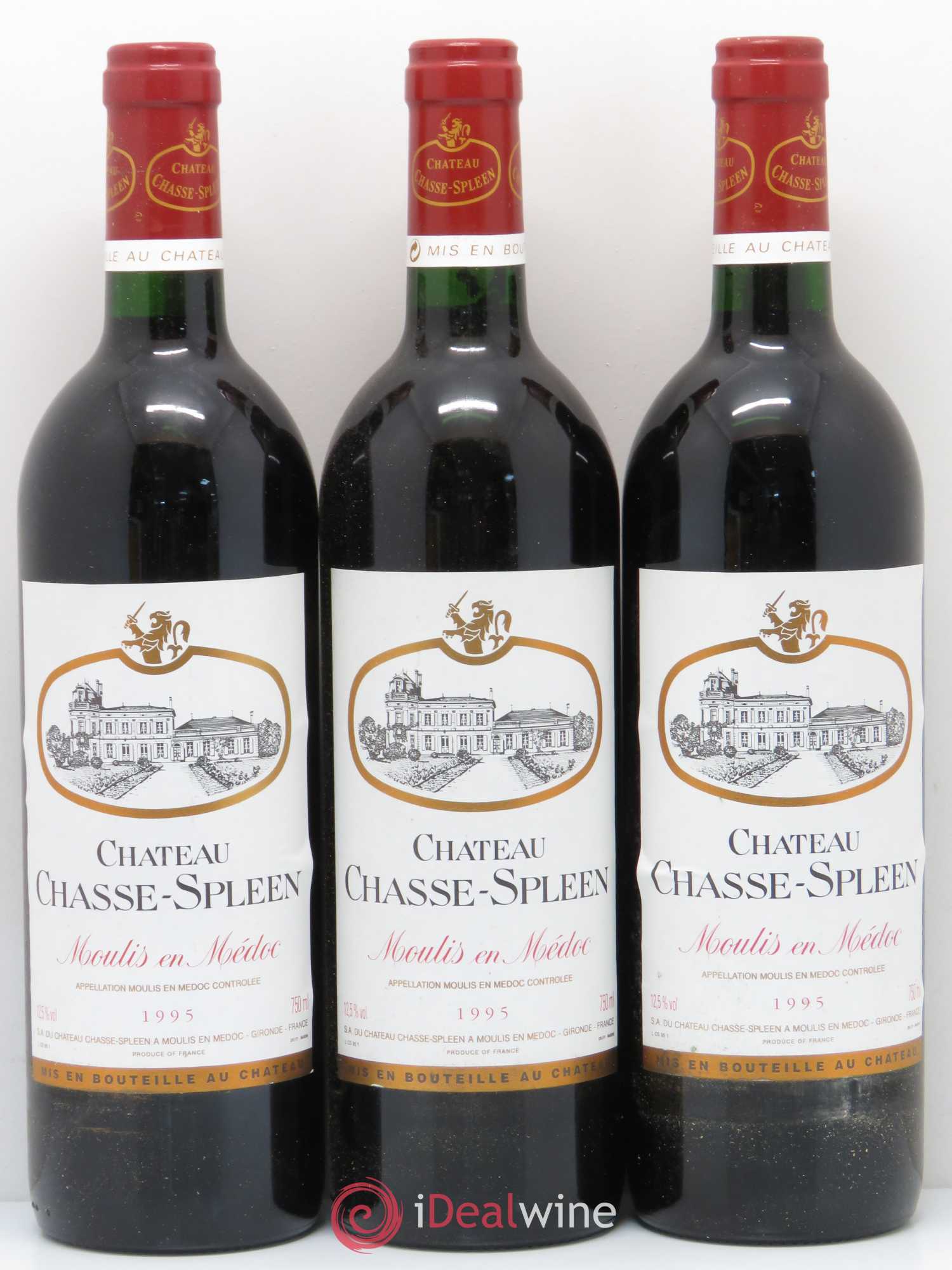 Château Chasse Spleen 1995 - Lot de 6 bouteilles - 1