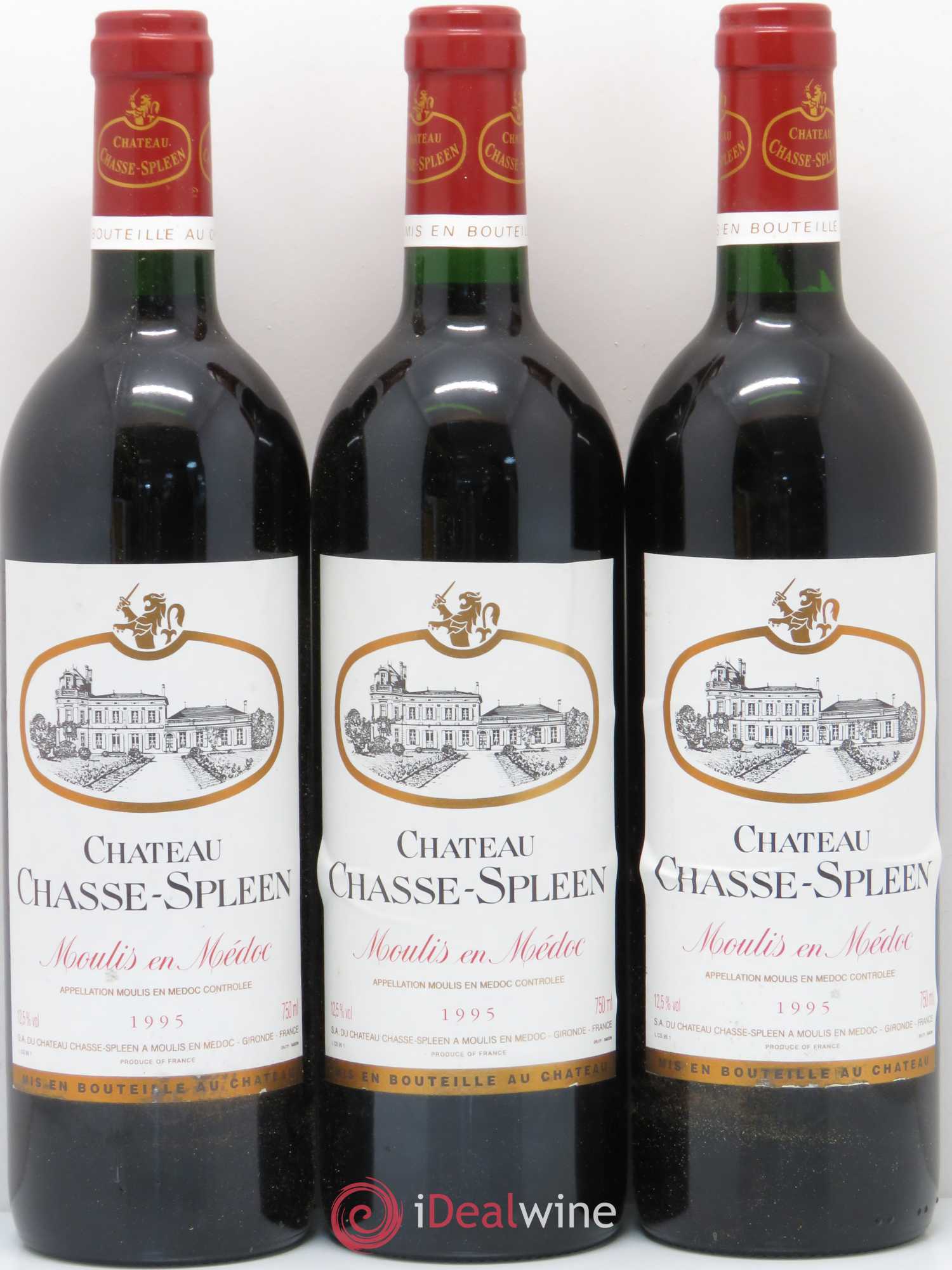 Château Chasse Spleen 1995 - Lot de 6 bouteilles - 2