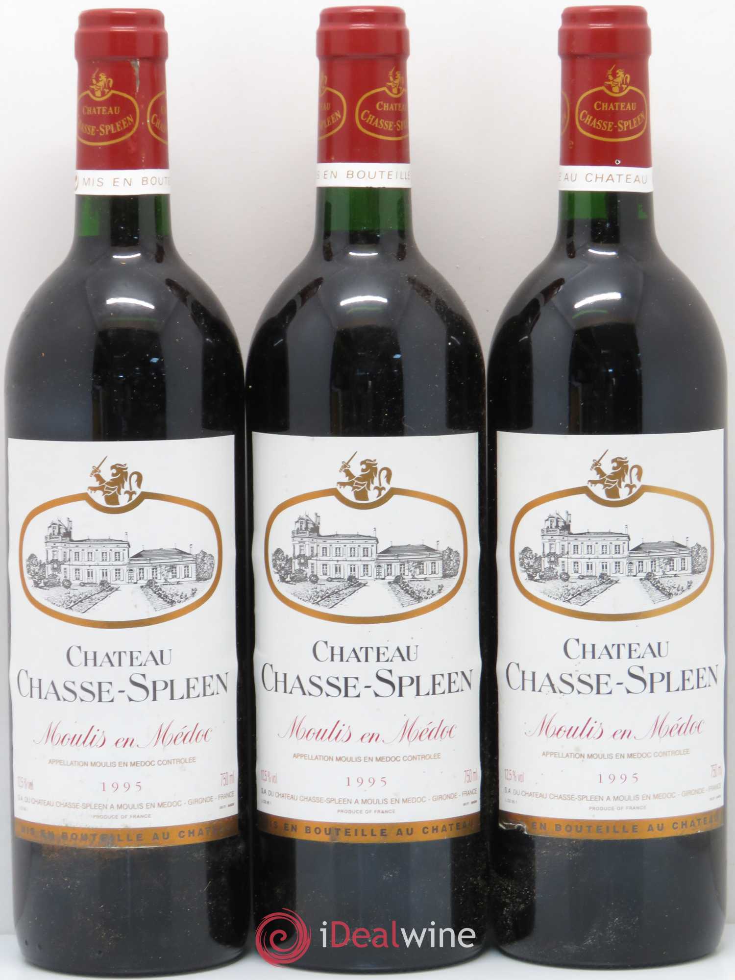 Château Chasse Spleen 1995 - Lot de 6 bouteilles - 1