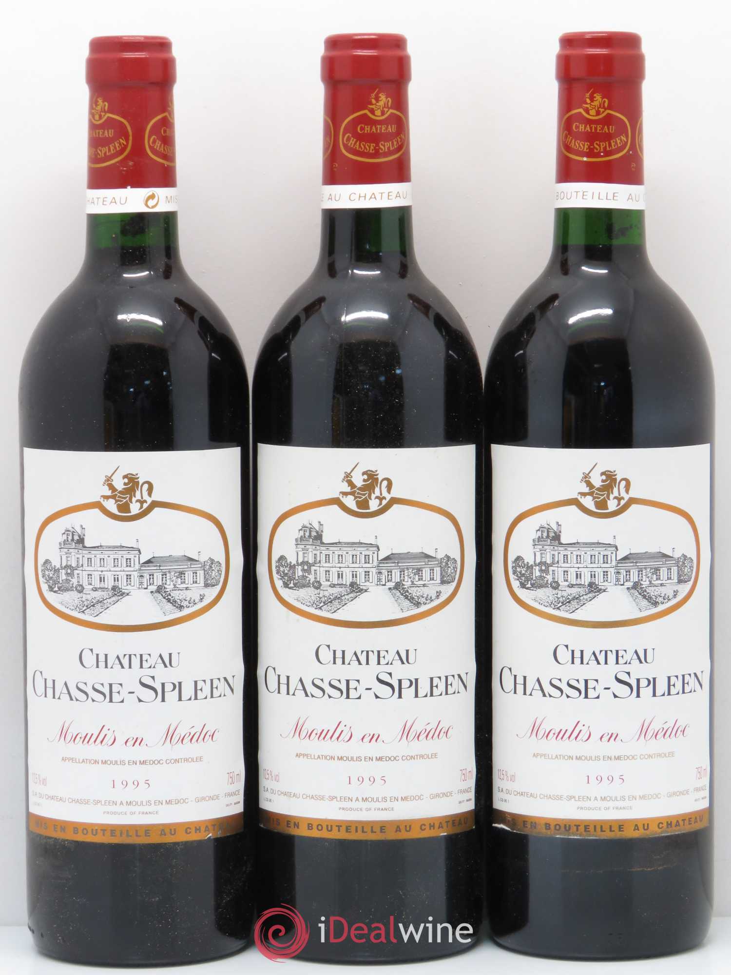 Château Chasse Spleen 1995 - Lot de 6 bouteilles - 2