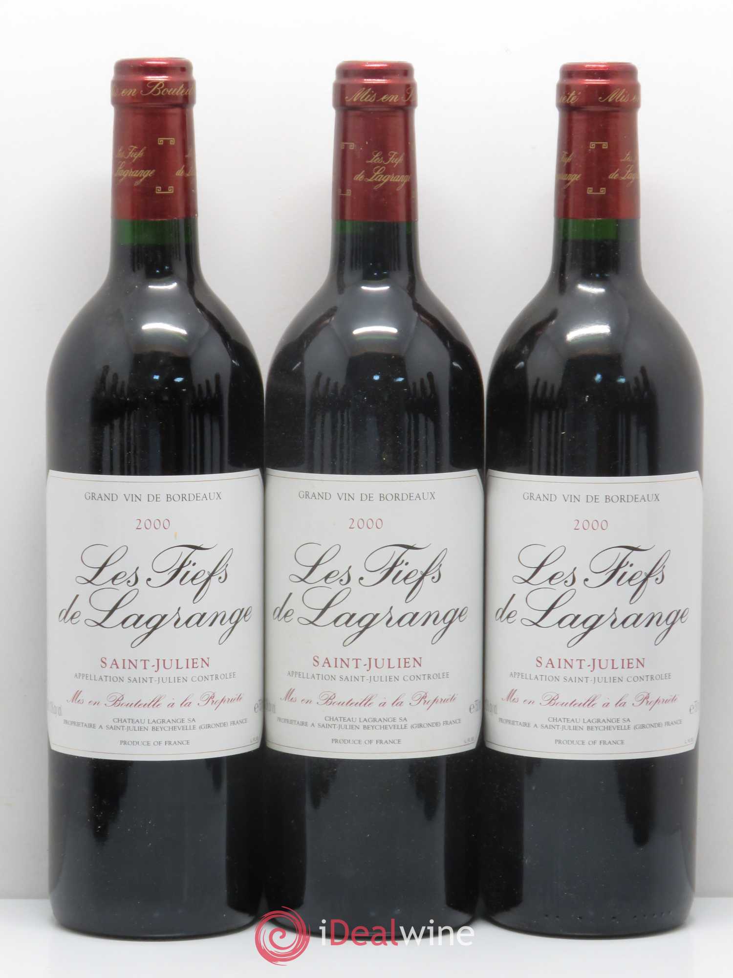 Les Fiefs de Lagrange Second Vin 2000 - Lot de 12 bouteilles - 1