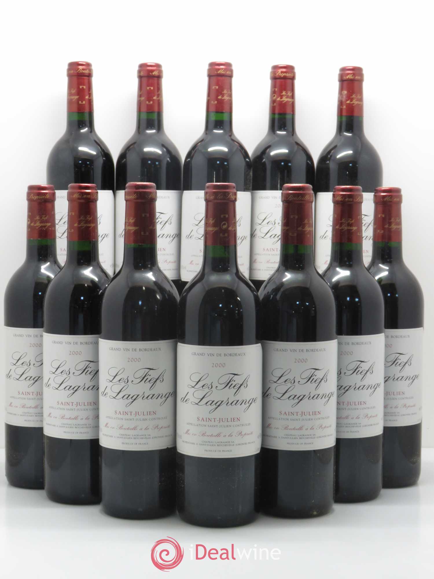 Les Fiefs de Lagrange Second Vin 2000 - Lot de 12 bouteilles - 0