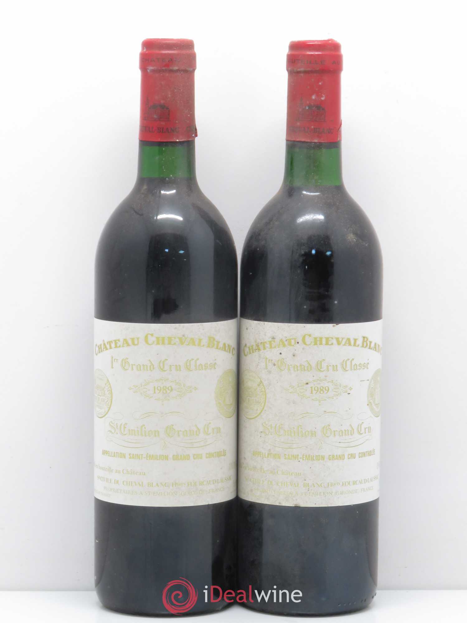Château Cheval Blanc 1er Grand Cru Classé A 1989 - Lot de 2 bouteilles - 0