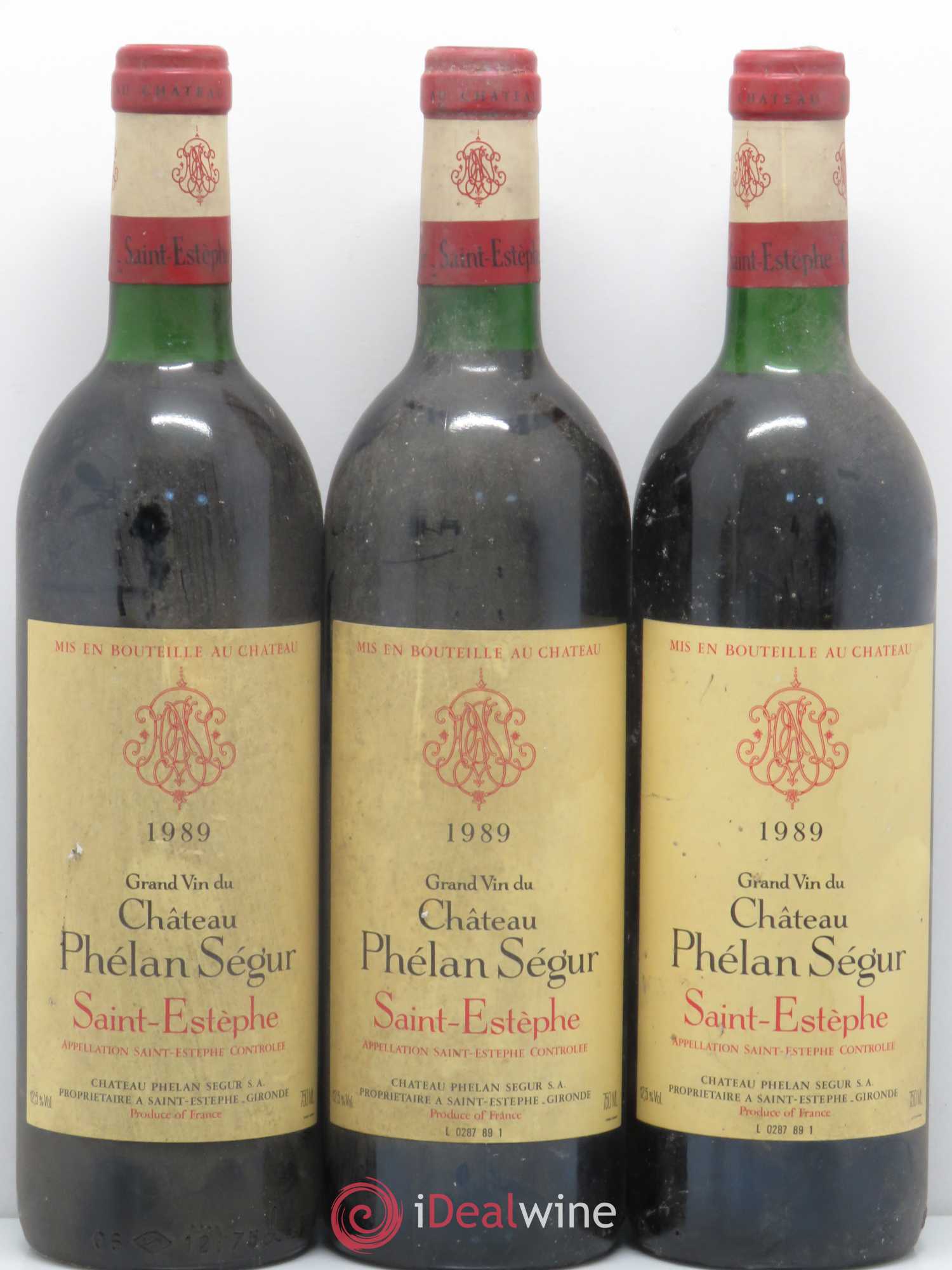 Château Phélan Ségur 1989 - Lot de 6 bouteilles - 2