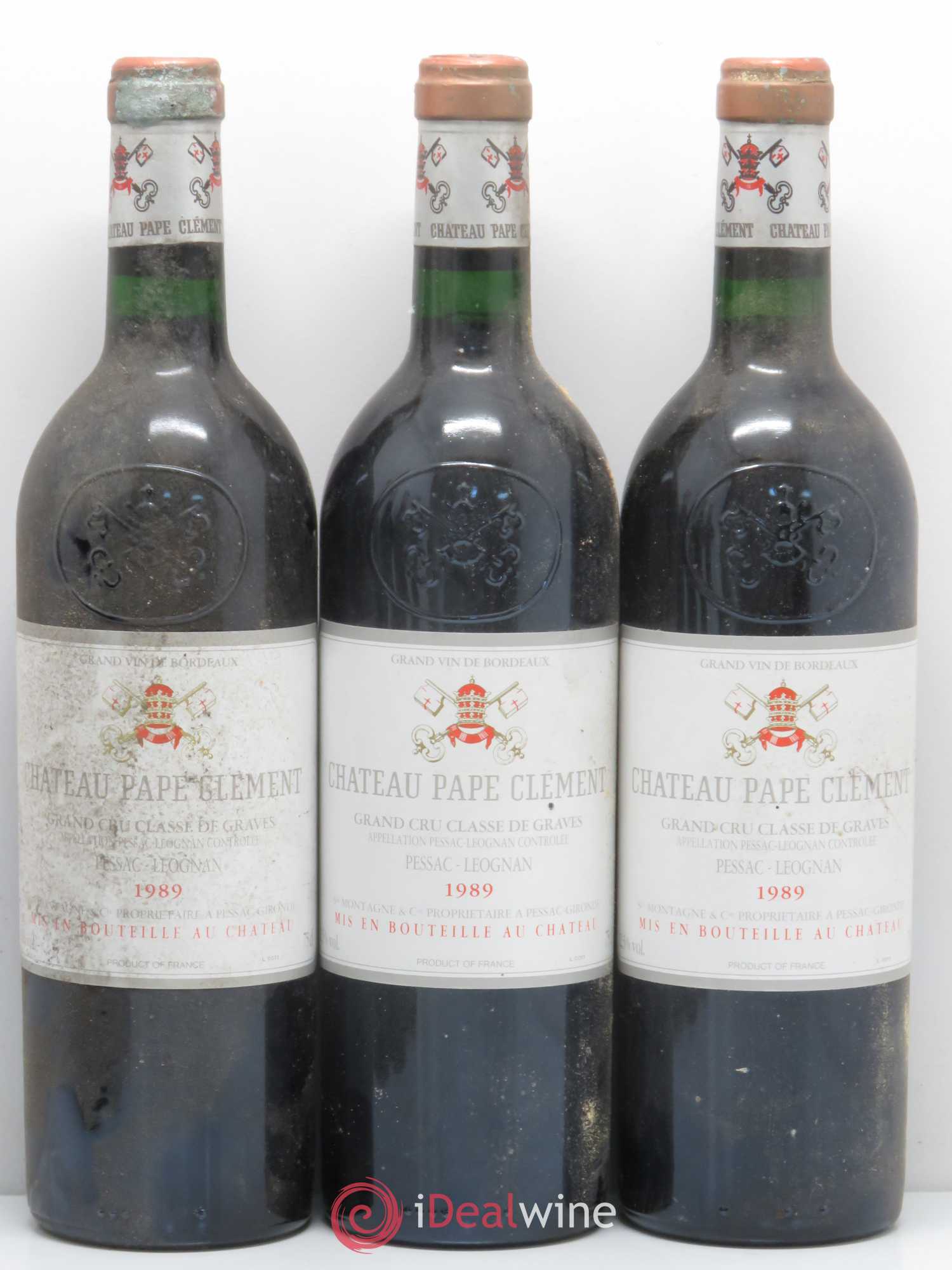 Château Pape Clément Cru Classé de Graves 1989 - Lot de 12 bouteilles - 3