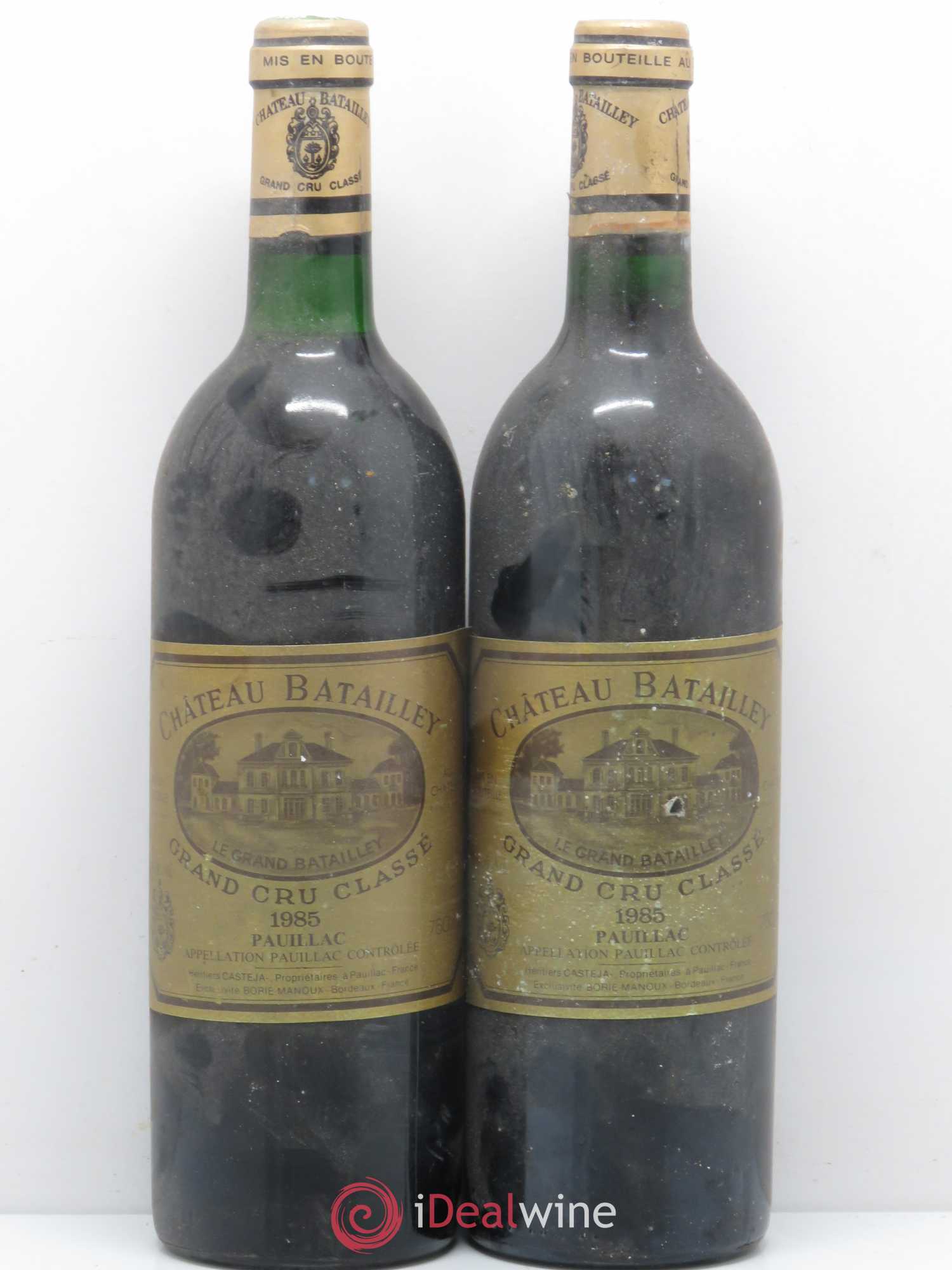 Château Batailley 5ème Grand Cru Classé 1985 - Lot de 2 bouteilles - 0