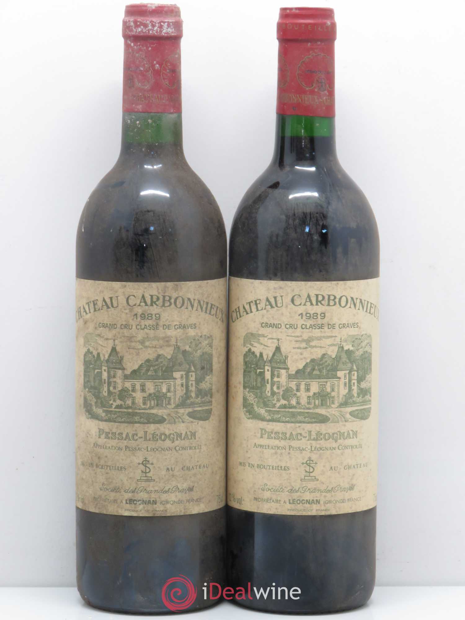 Château Carbonnieux Cru Classé de Graves 1989 - Lot de 5 bouteilles - 2