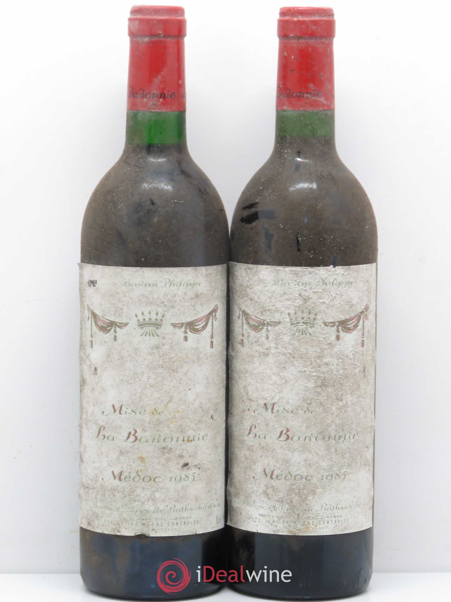 Médoc Mise de La Baronnie 1985 - Posten von 2 Flaschen - 0