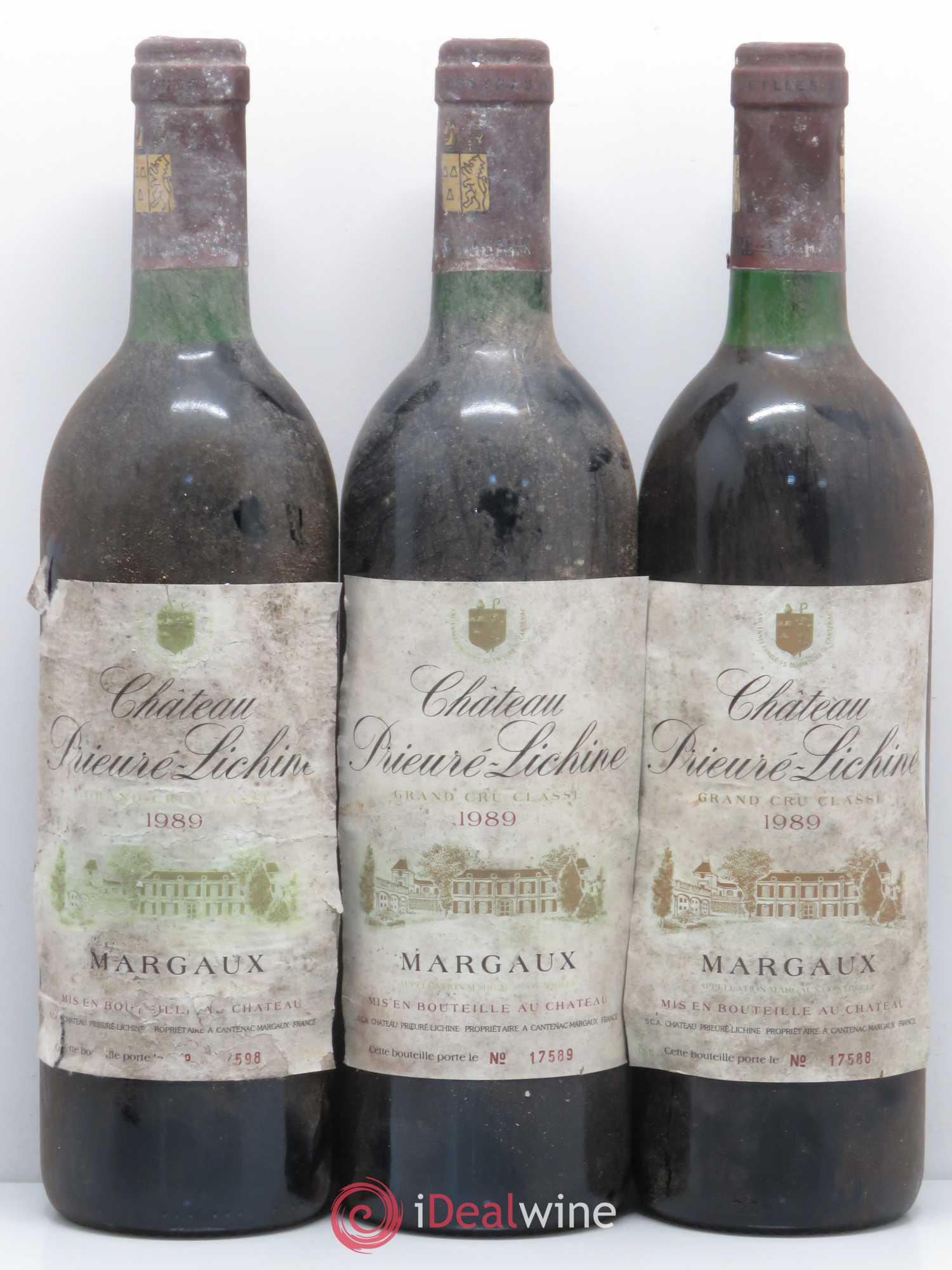 Château Prieuré Lichine 4ème Grand Cru Classé 1989 - Lotto di 6 bottiglie - 1