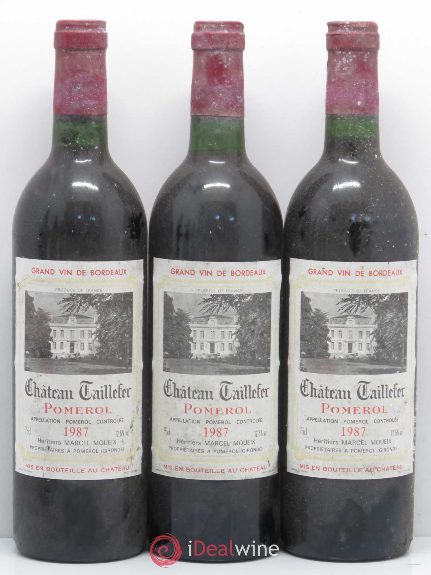 Château Taillefer 1987 - Lot de 6 bouteilles - 1