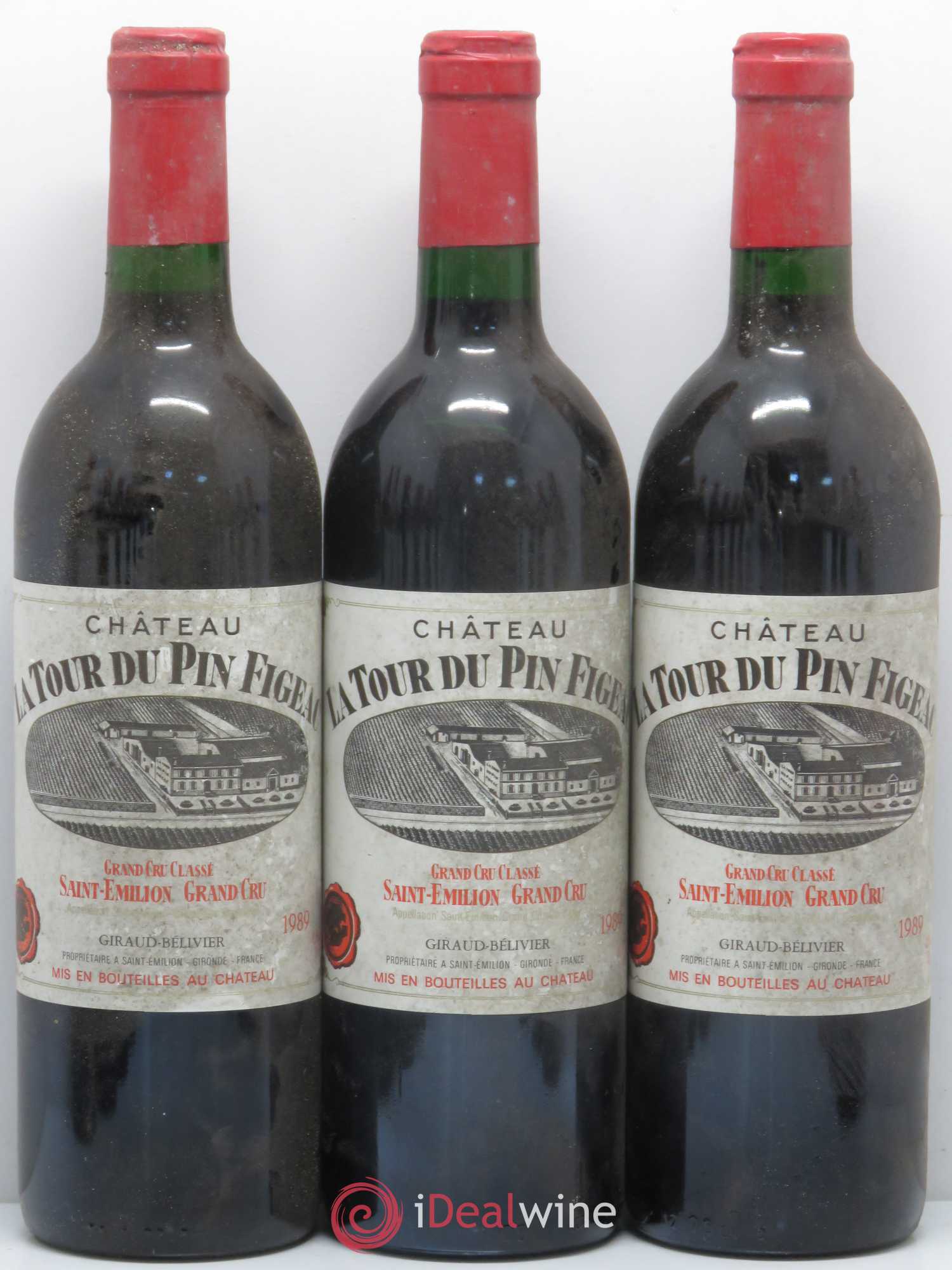 Château la Tour du Pin Figeac 1989 - Lot de 12 bouteilles - 1