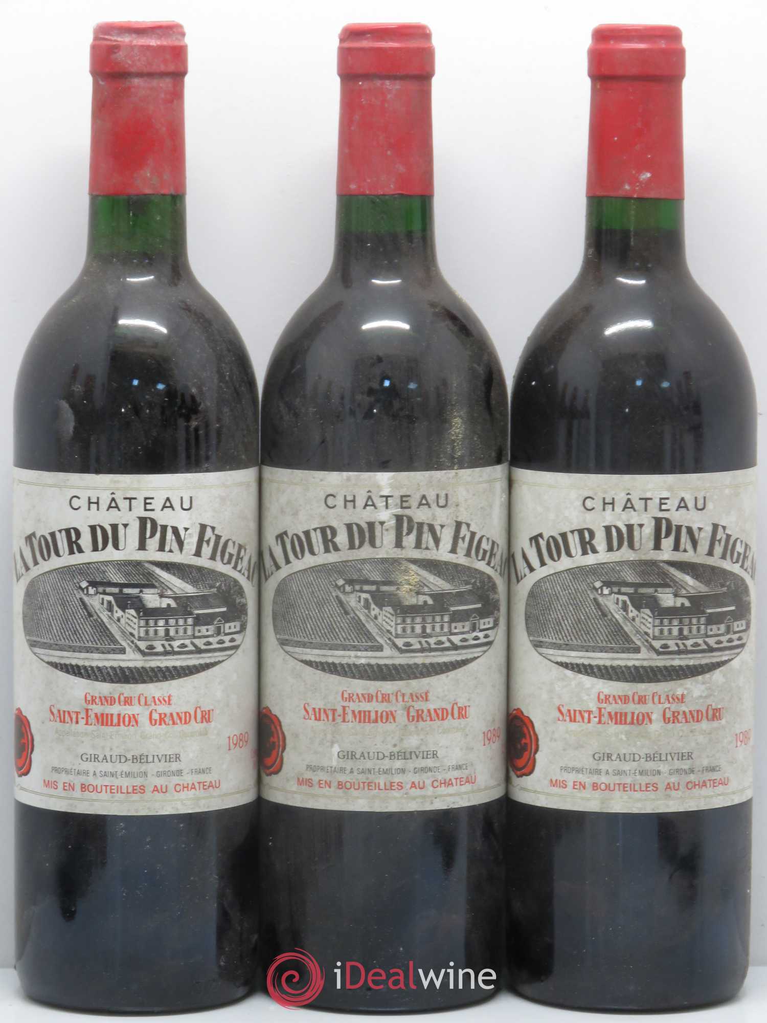 Château la Tour du Pin Figeac 1989 - Lot de 12 bouteilles - 2