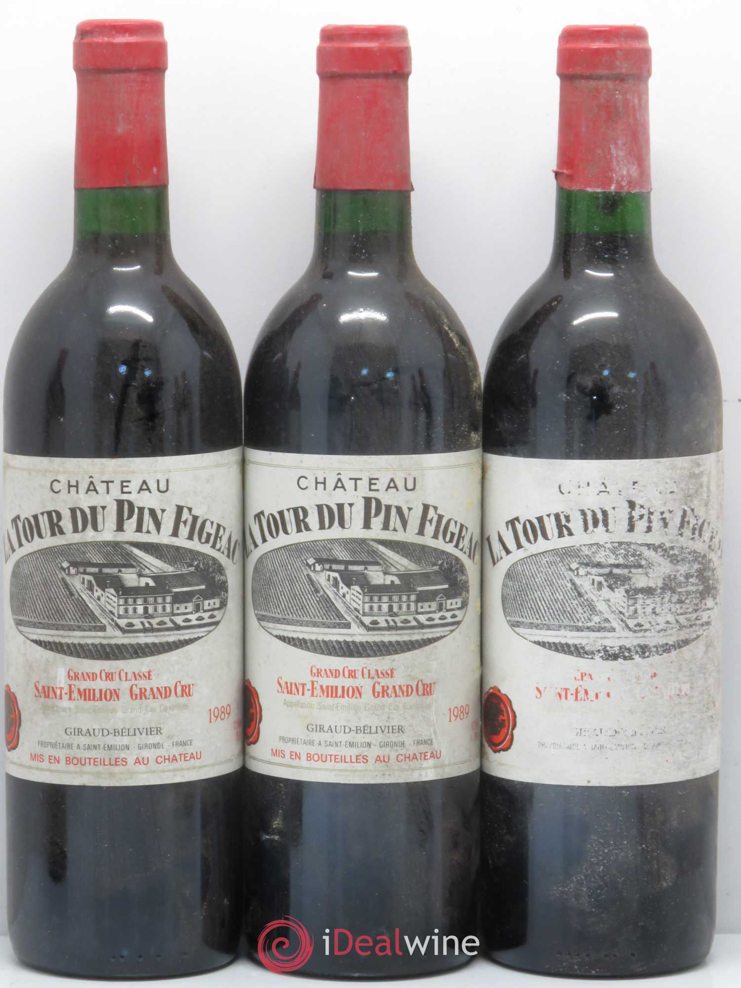 Château la Tour du Pin Figeac 1989 - Lot de 12 bouteilles - 3