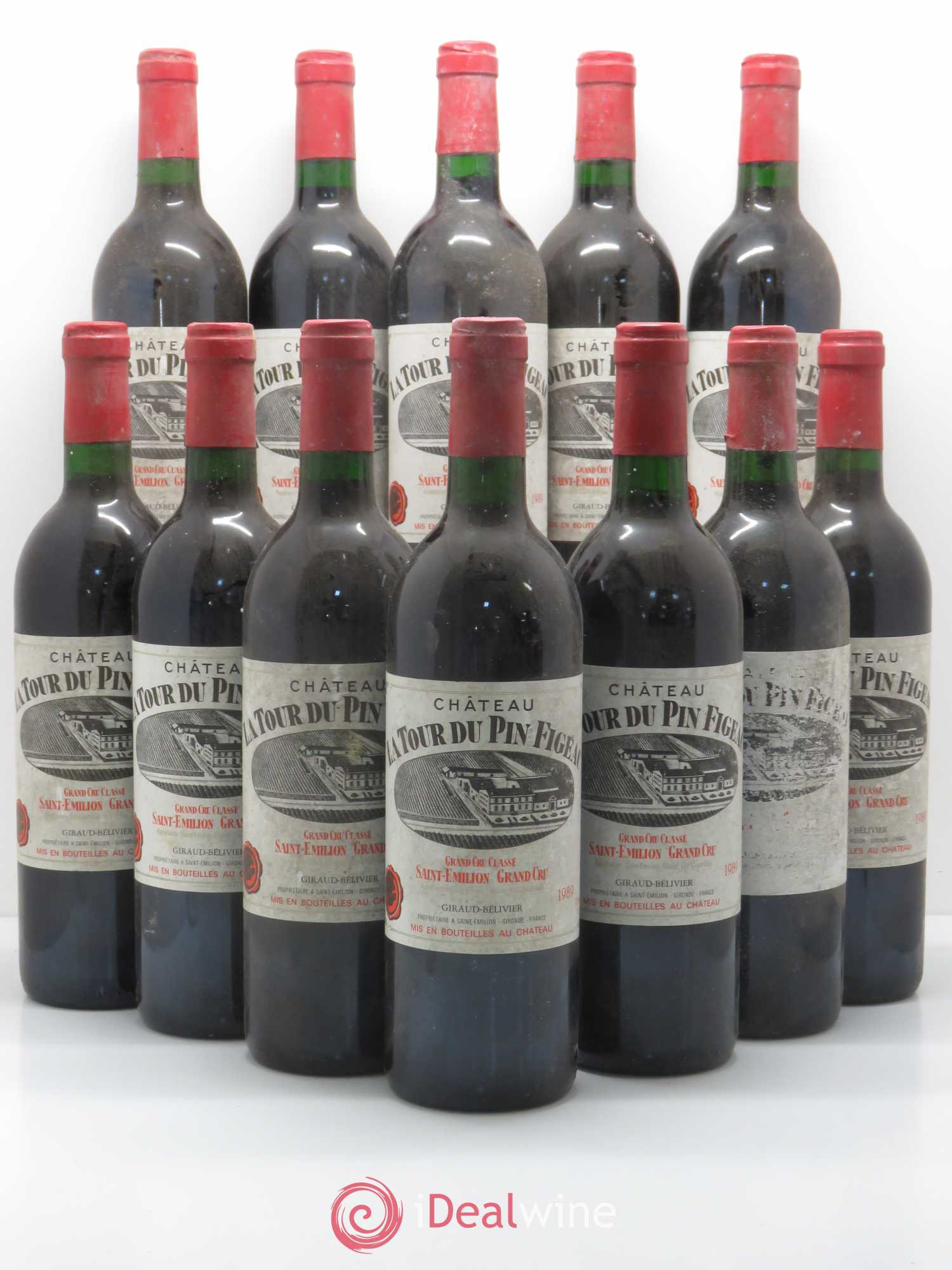 Château la Tour du Pin Figeac 1989 - Lot de 12 bouteilles - 0